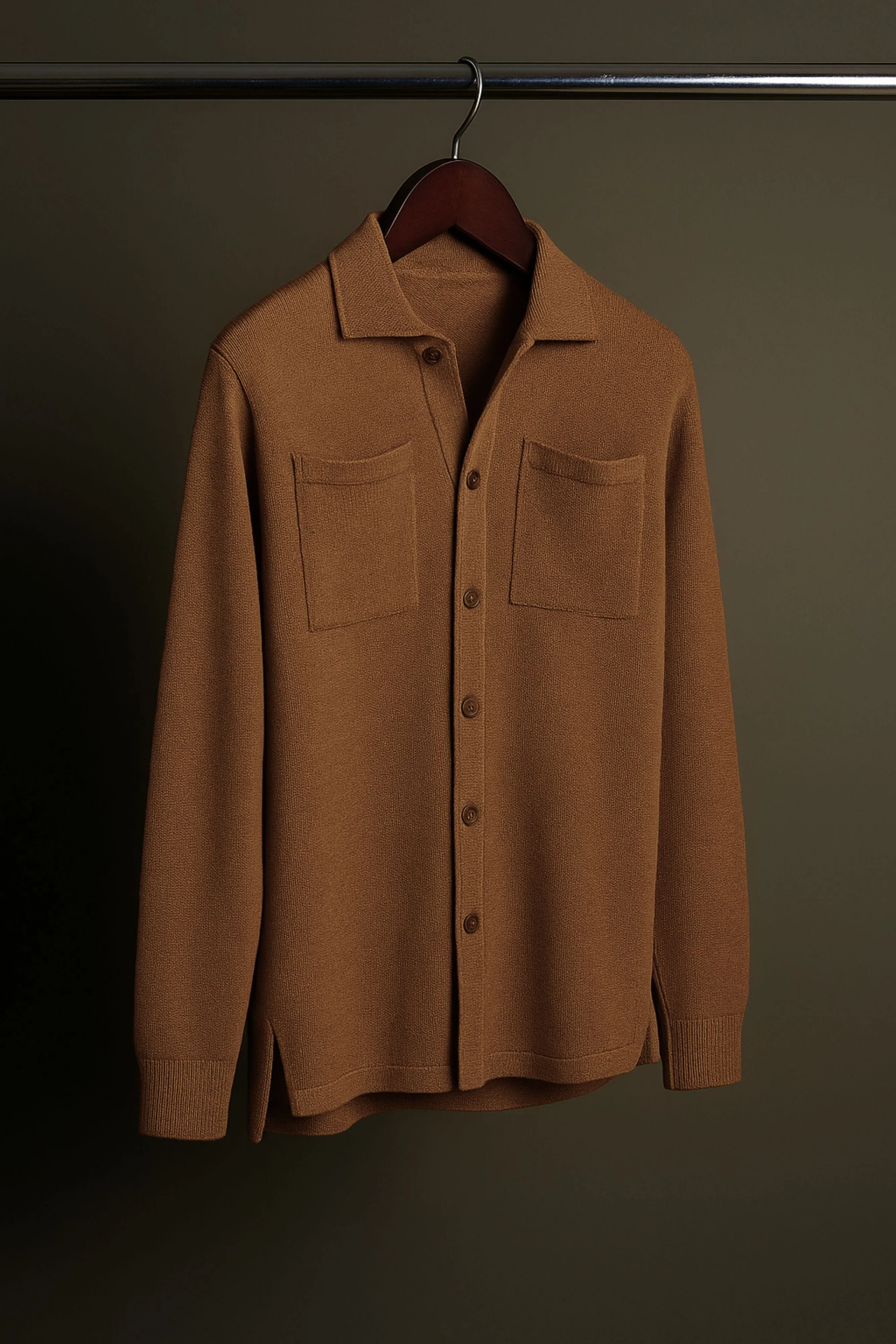 Casey Fine Merino Knit Shirt - Image 16