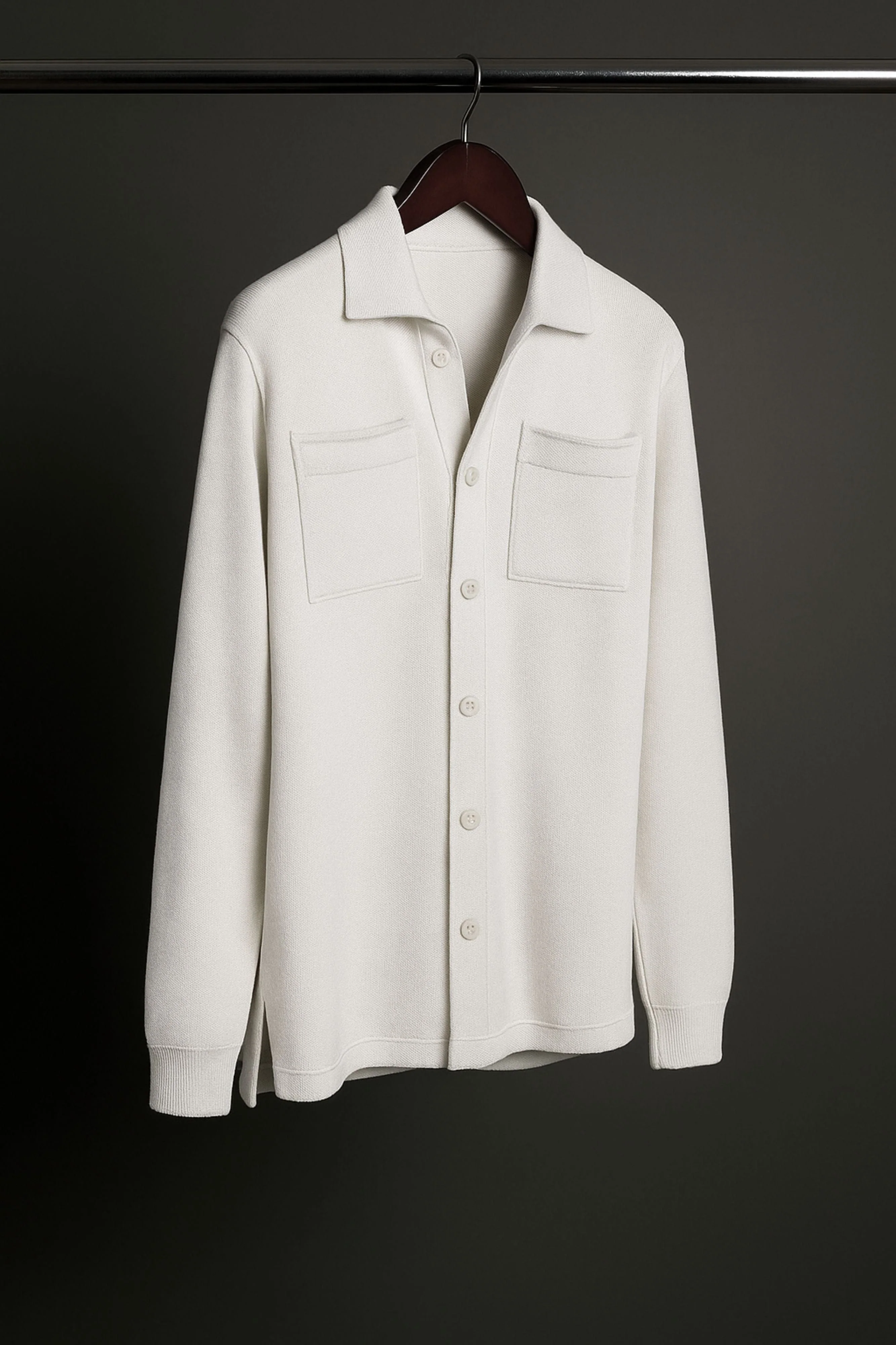 Casey Fine Merino Knit Shirt - Image 17