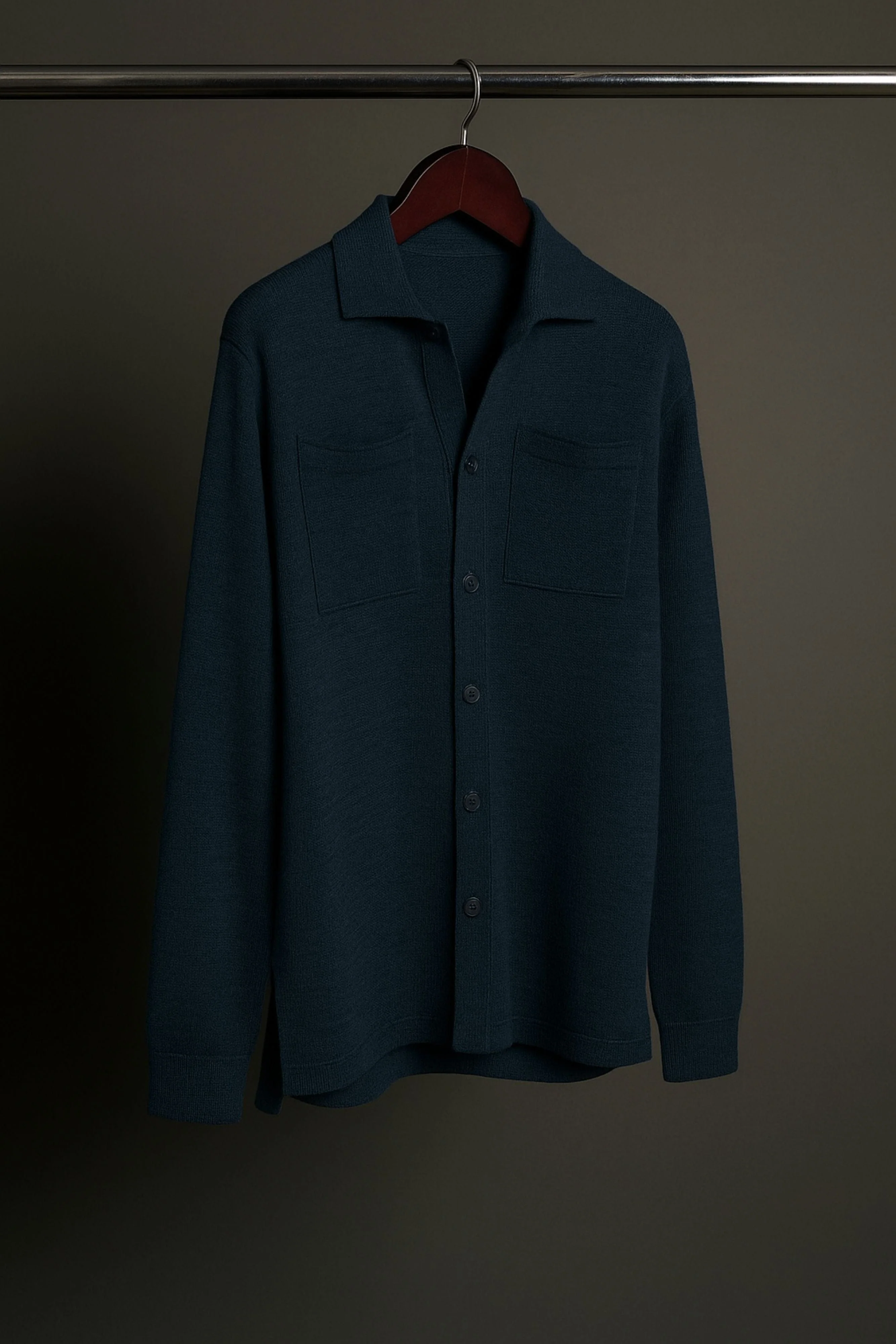 Casey Fine Merino Knit Shirt - Image 18