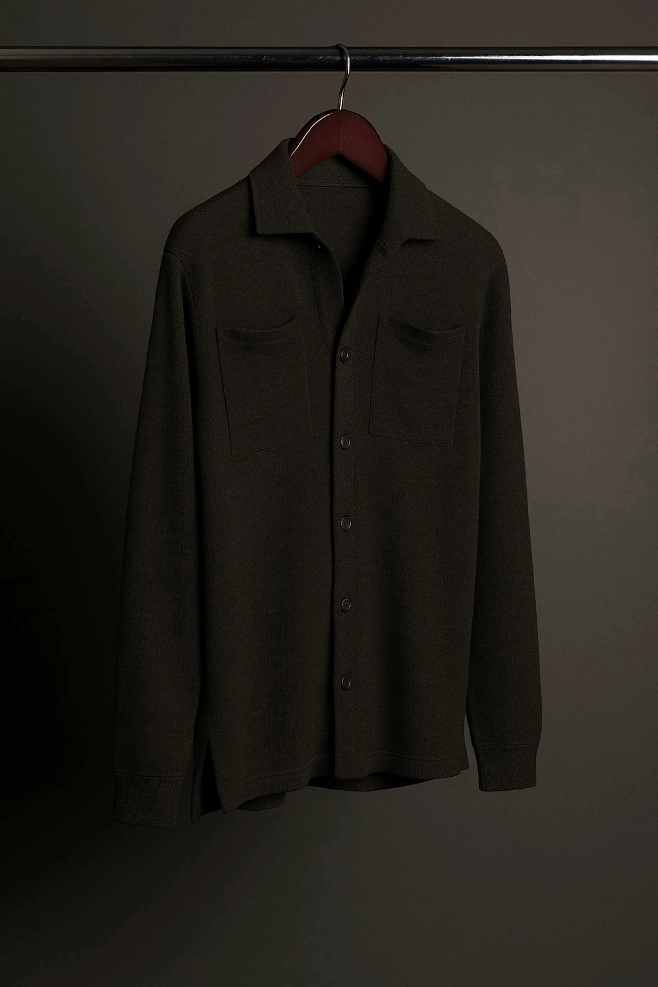 Casey Fine Merino Knit Shirt - Image 19