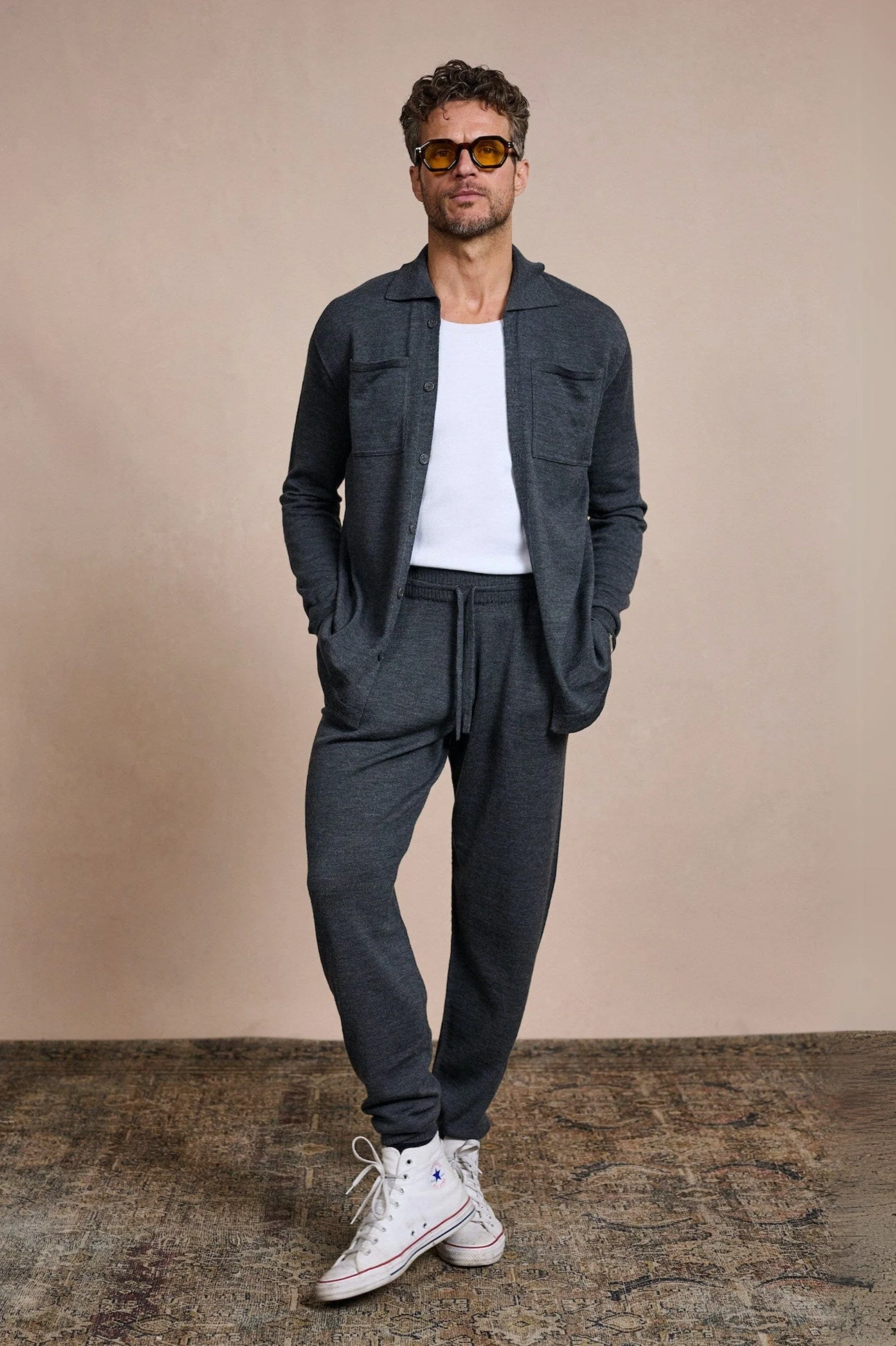 Casey Fine Merino Knit Shirt - Image 2