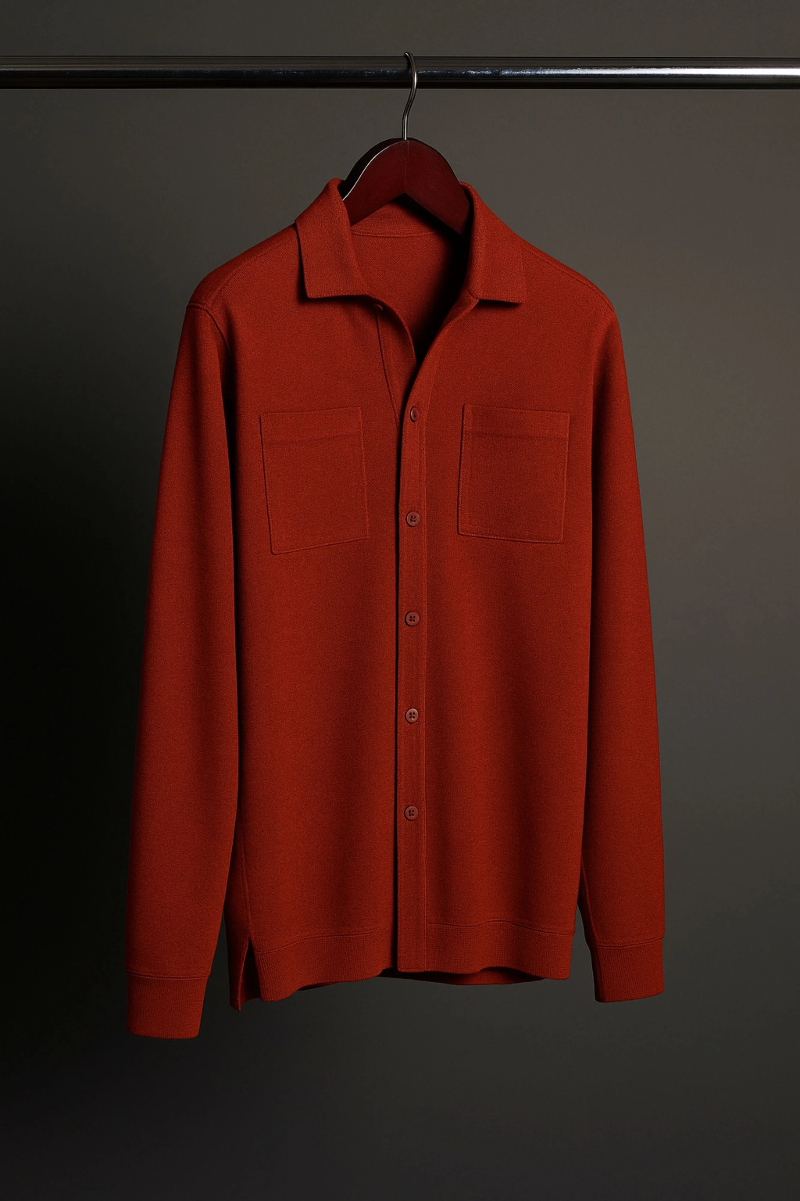 Casey Fine Merino Knit Shirt - Image 24