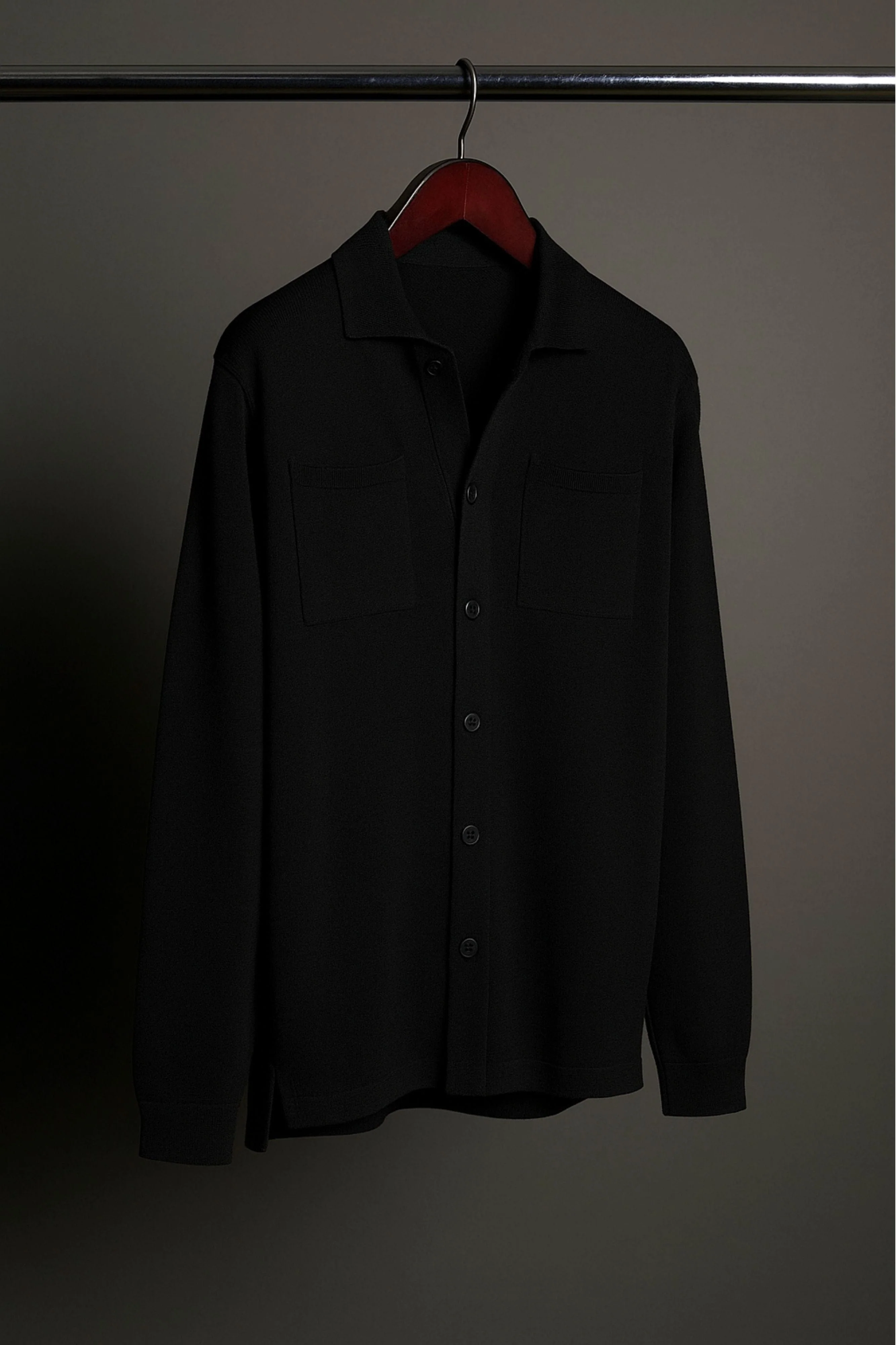 Casey Fine Merino Knit Shirt - Image 25