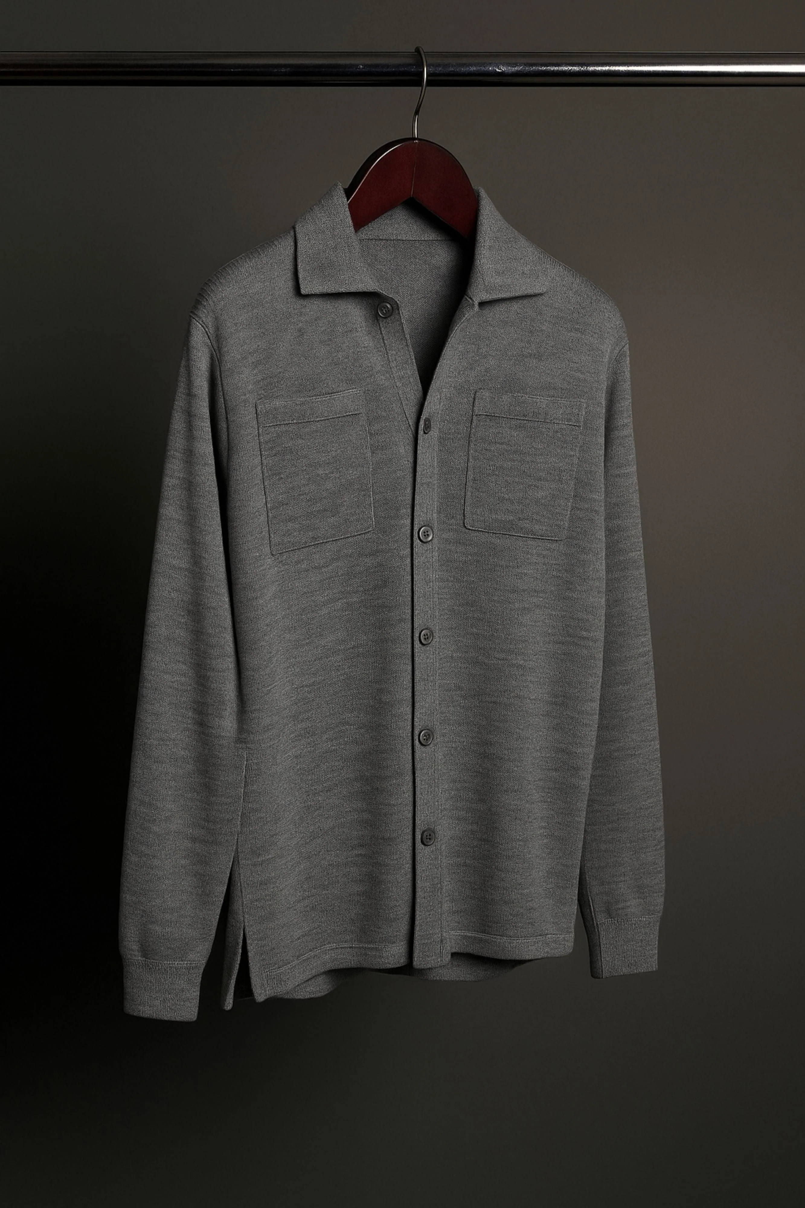 Casey Fine Merino Knit Shirt - Image 26