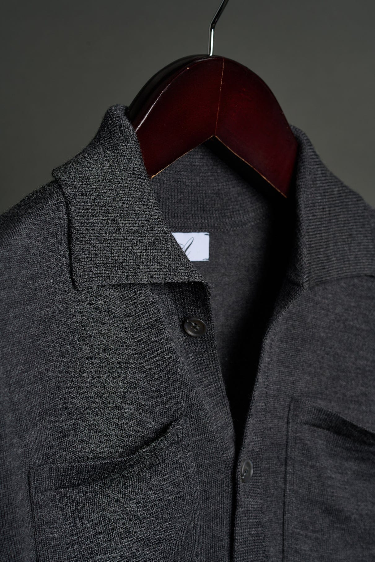 Casey Fine Merino Knit Shirt - Image 4