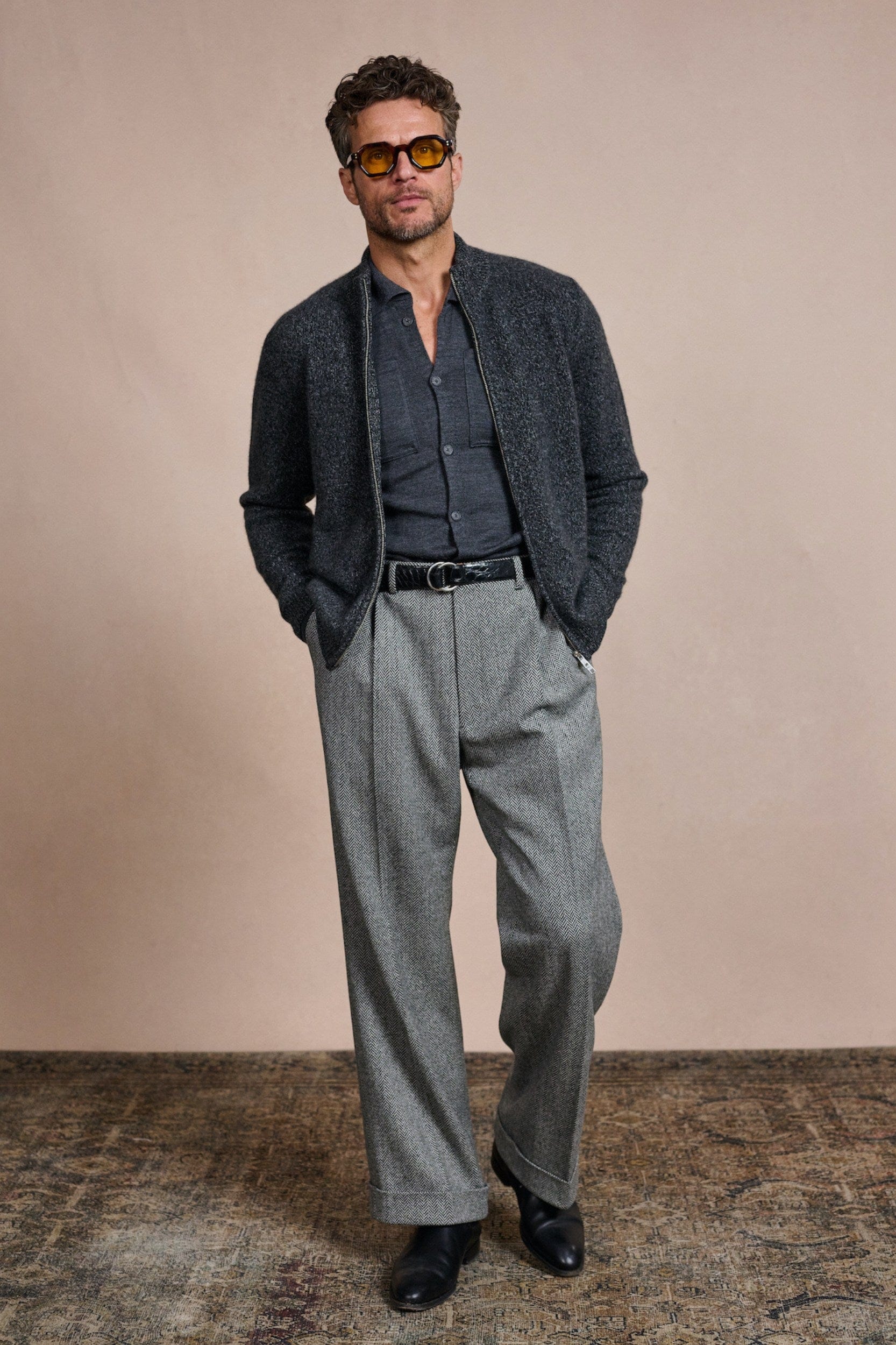Casey Fine Merino Knit Shirt - Image 5