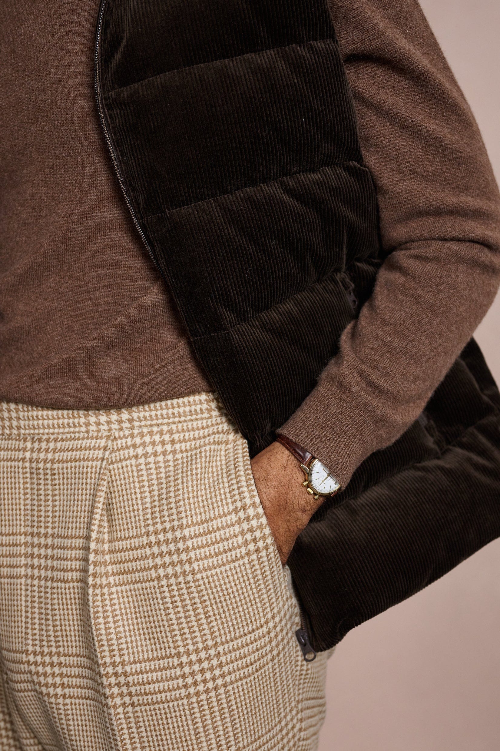 Corduroy Puffer Vest - Image 3