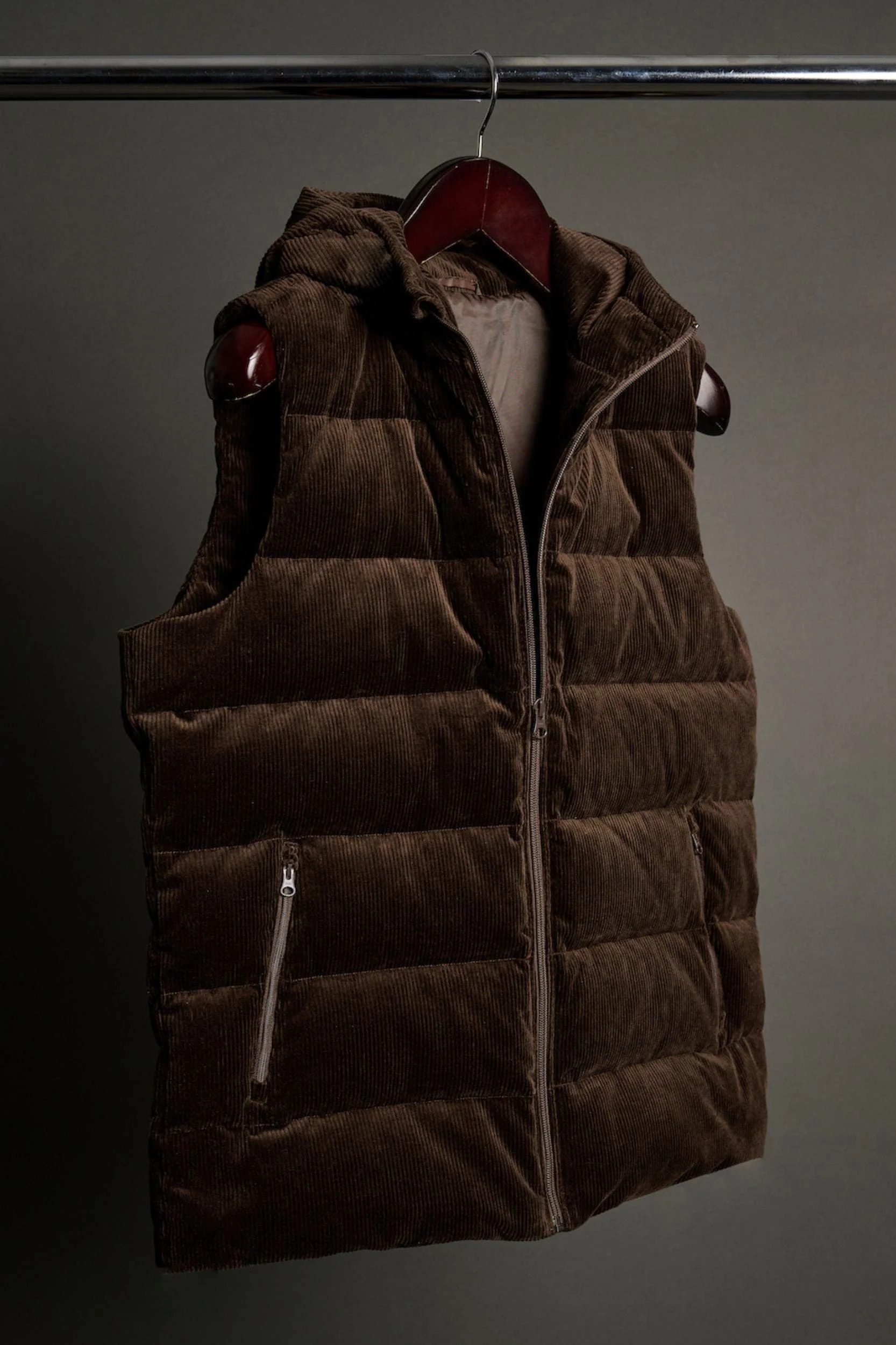 Corduroy Puffer Vest - Image 4