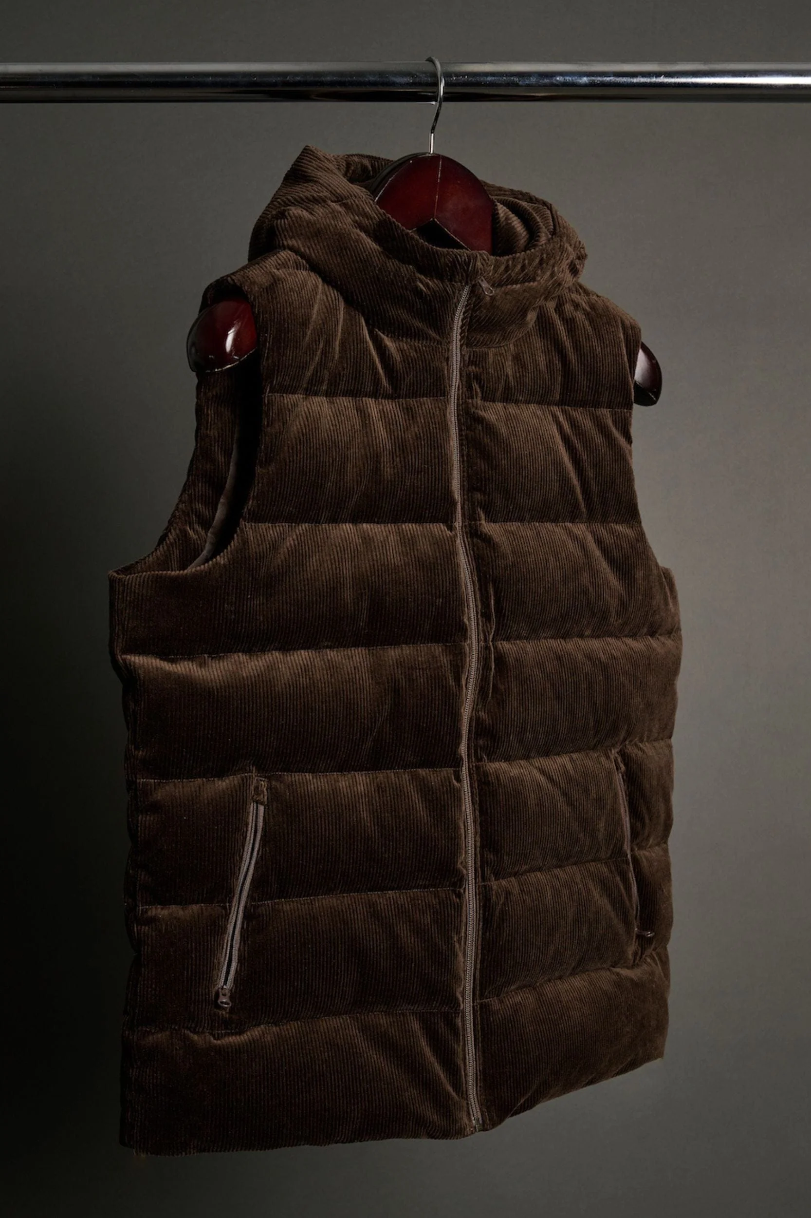 Corduroy Puffer Vest - Image 5