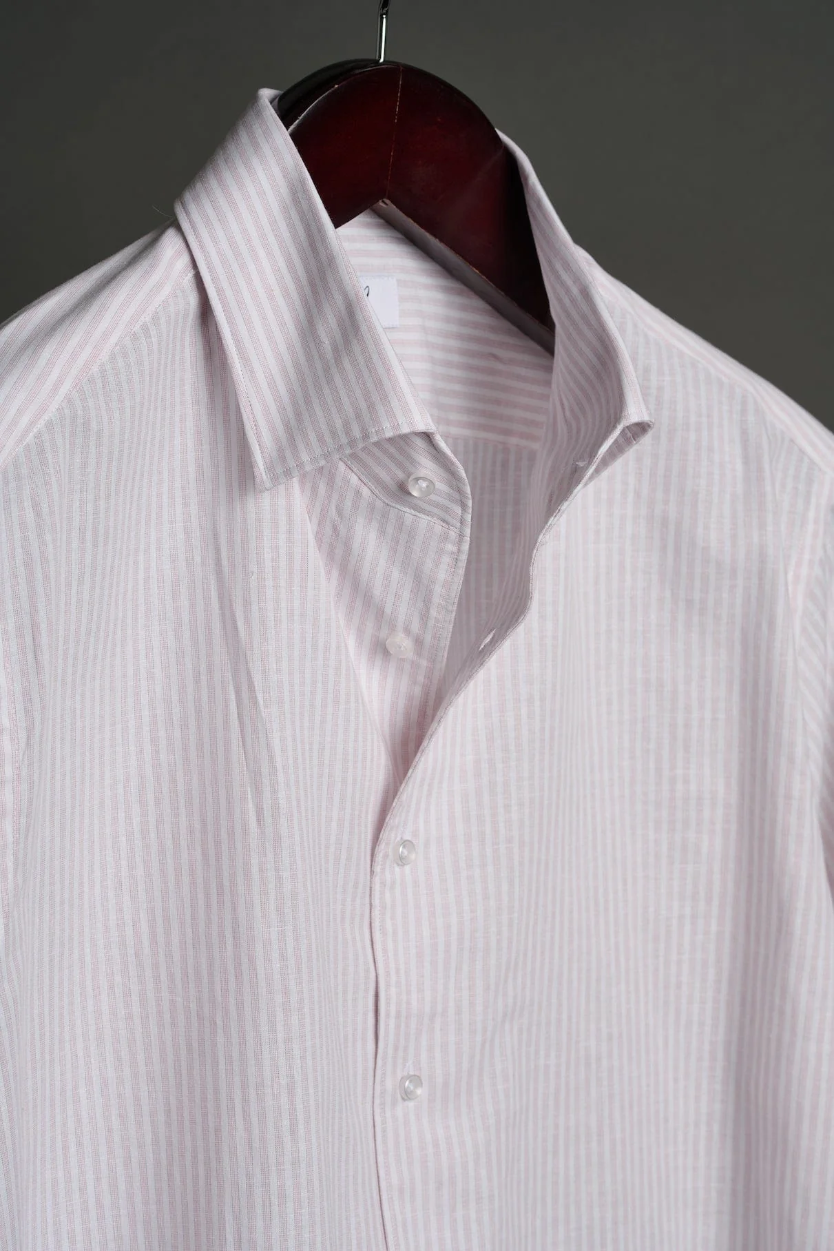 Cotton & Linen Faded Stripe Shirt - Image 5