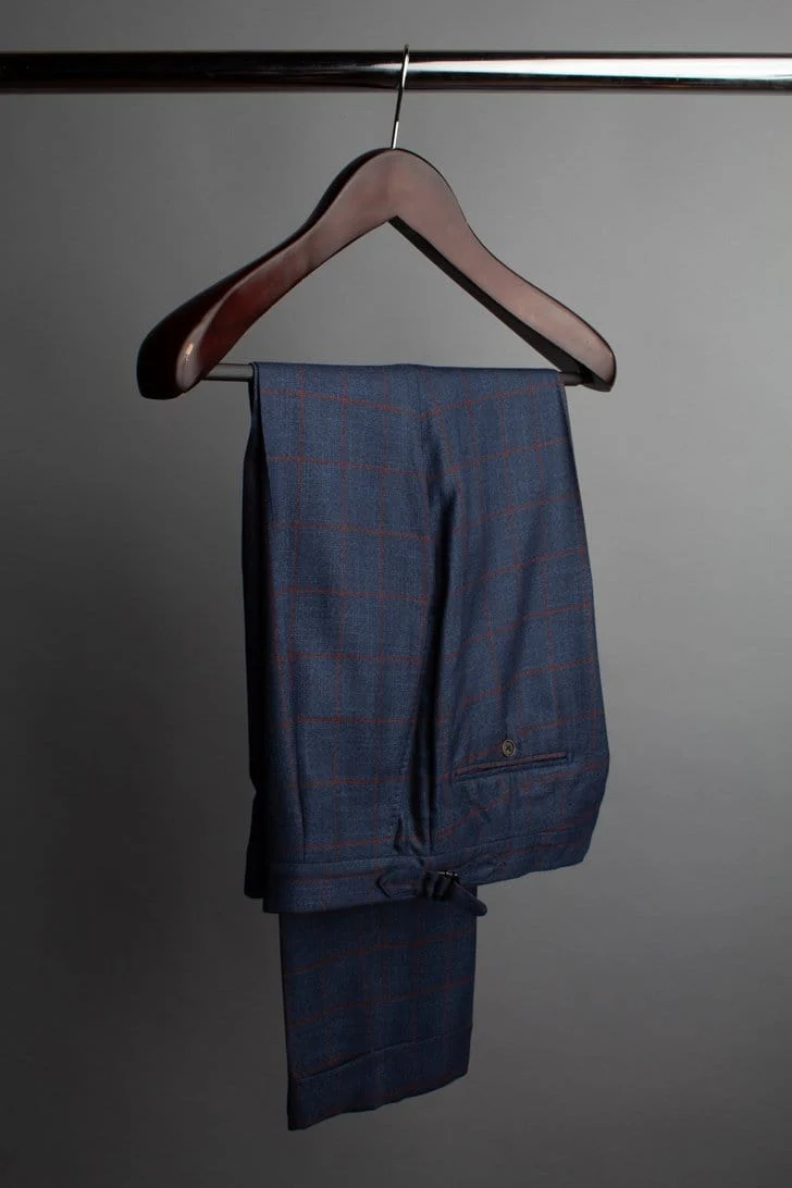 Bamboo Windowpane Suit - Image 11