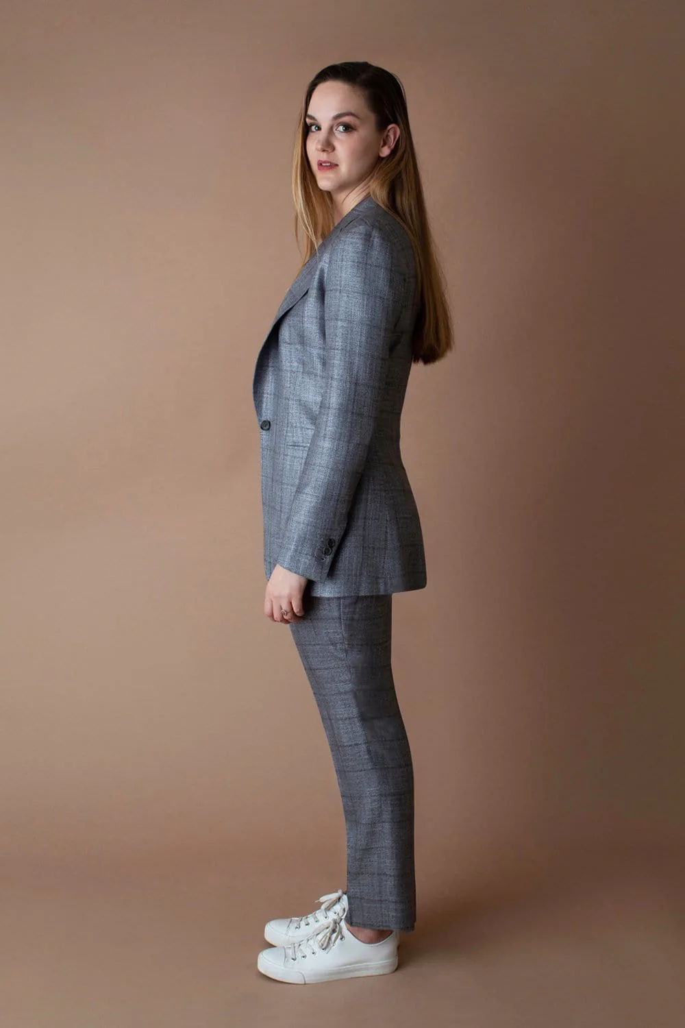 Bamboo Windowpane Suit - Image 19