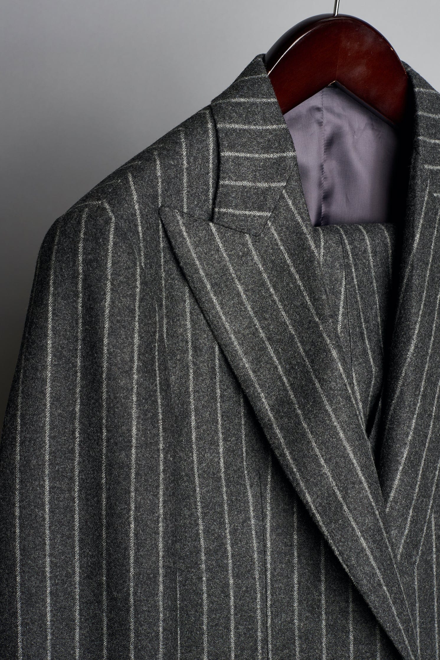 Flannel Chalkstripe Suit - Image 10