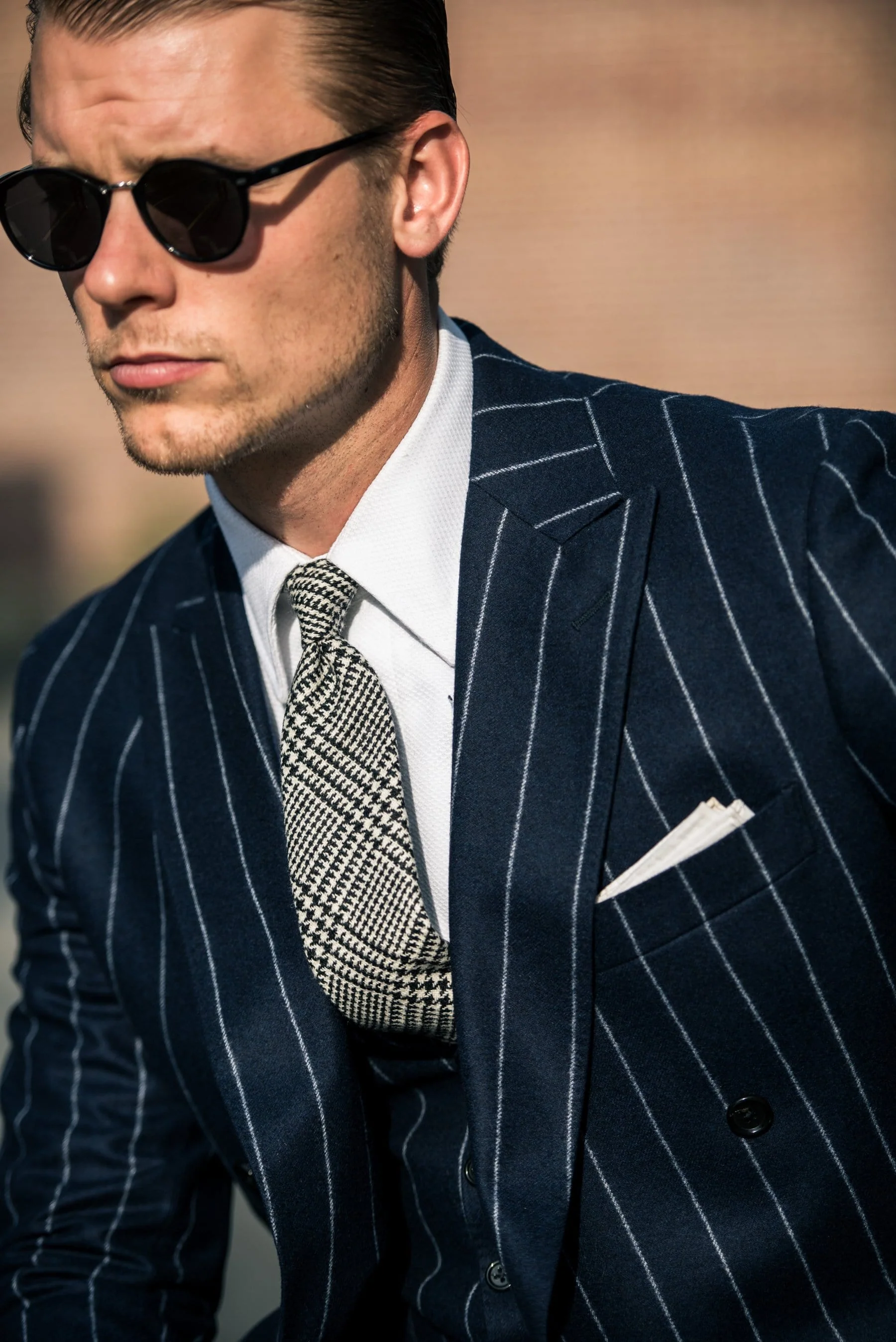 Flannel Chalkstripe Suit - Image 6