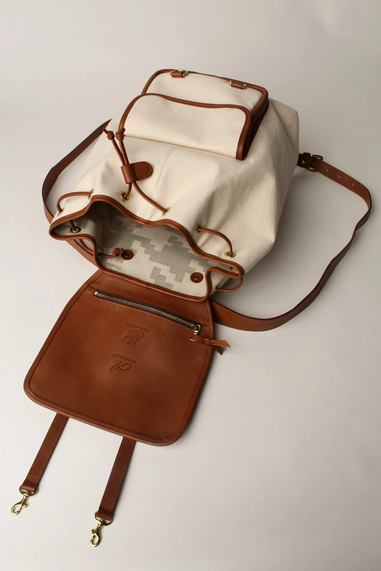 AOS x Frank Clegg Canvas Backpack - Image 8