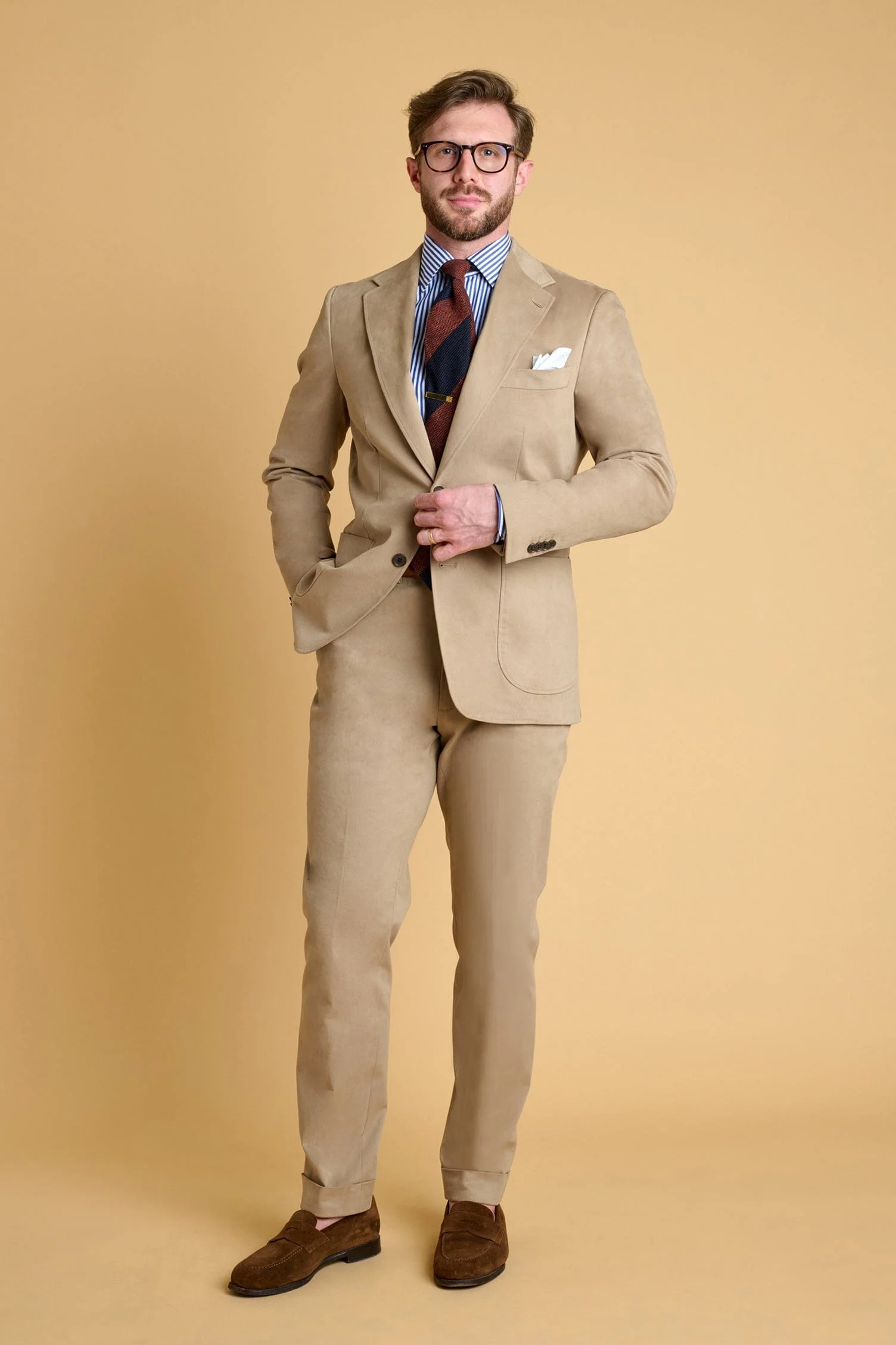 Stretch Cotton Suit - Image 8