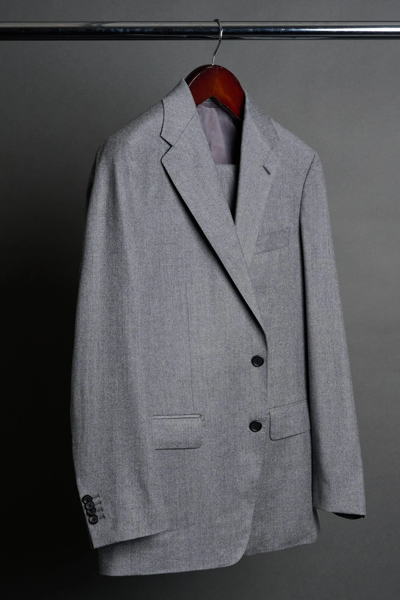 Super 180s Flannel & Silk Suit