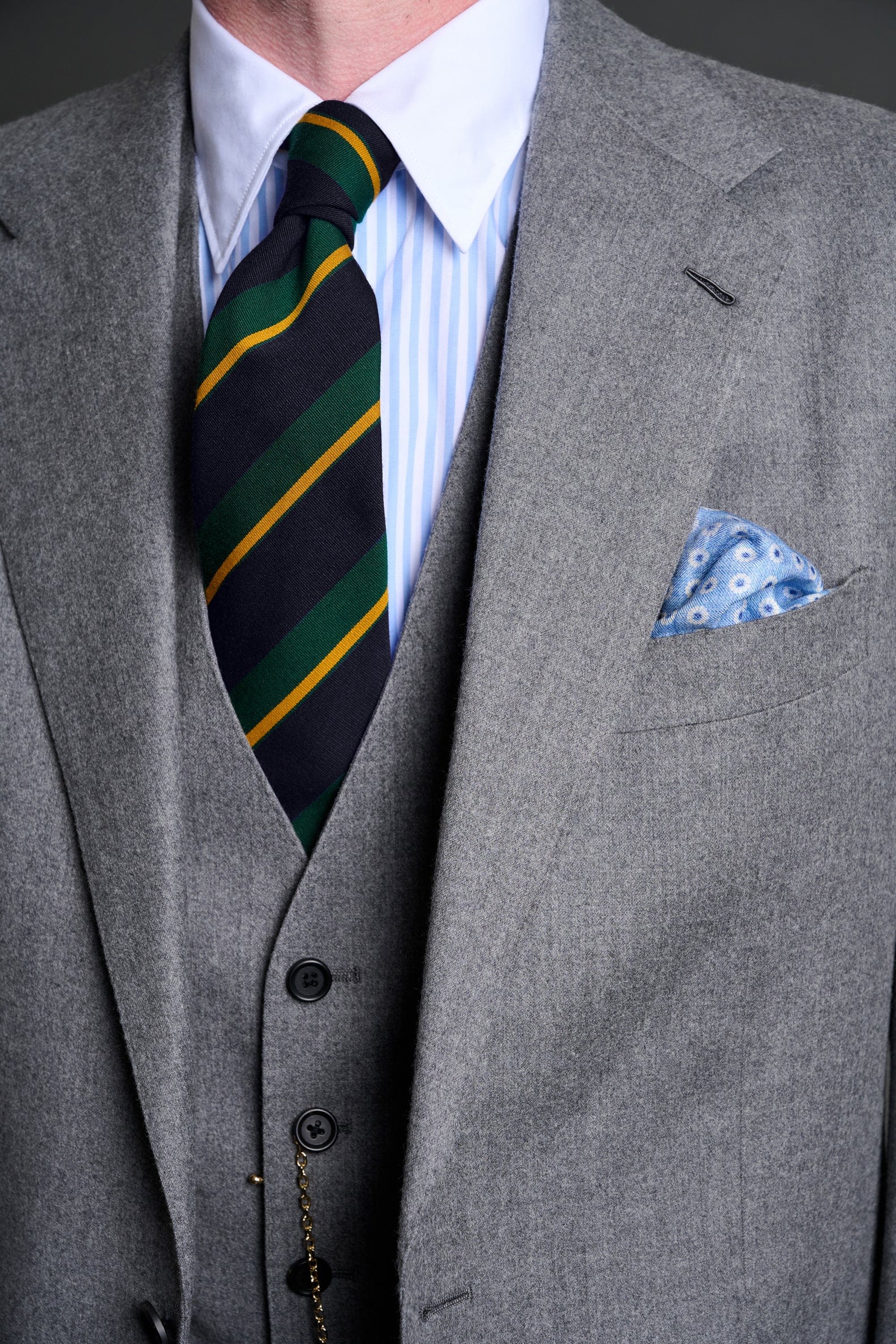 Super 180s Flannel & Silk Suit - Image 4