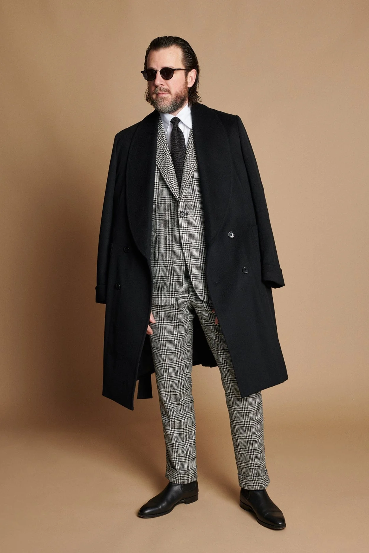 Wool & Cashmere Glenplaid Suit - Image 12