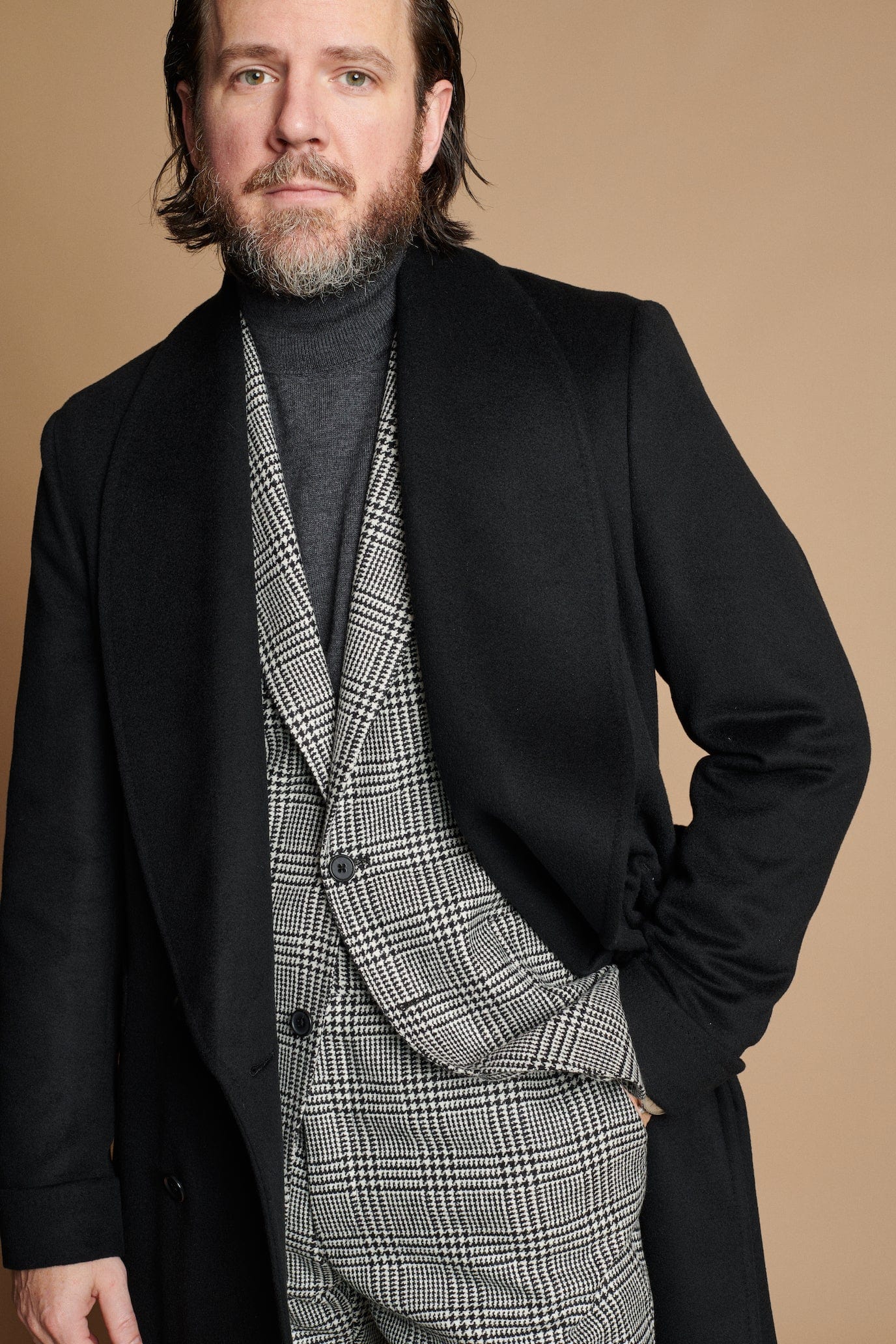 Wool & Cashmere Glenplaid Suit - Image 5