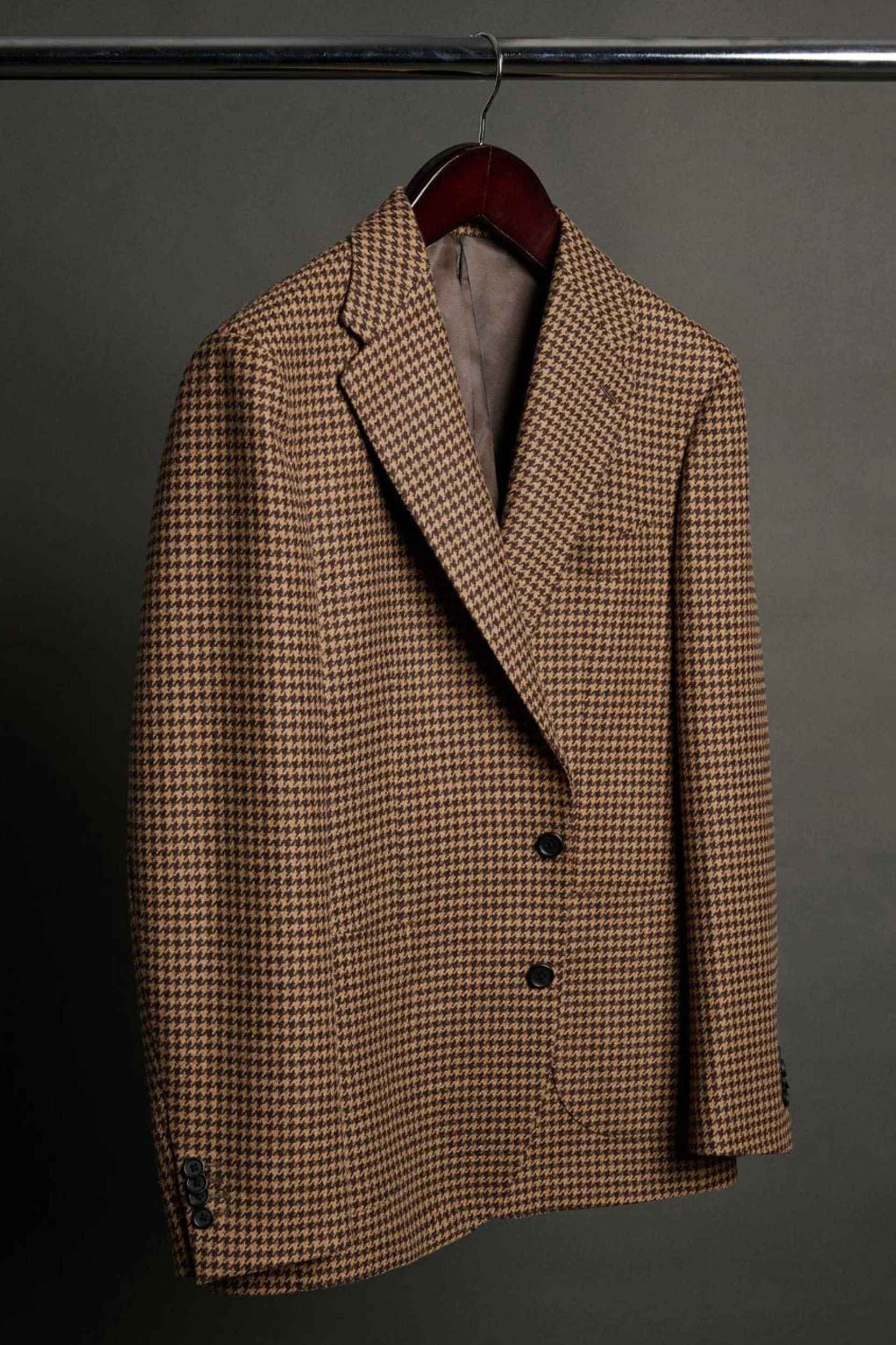 Houndstooth Lambswool Jacket - Image 3