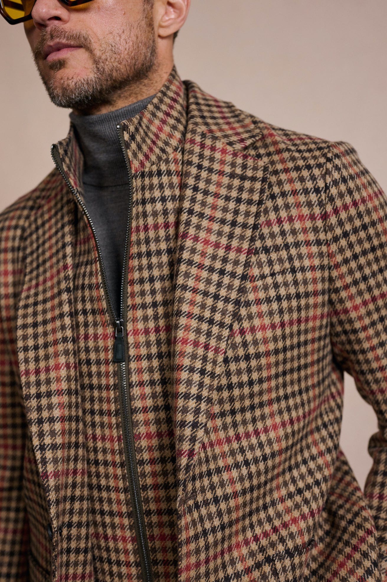 Guncheck Lambswool Sport Blazer - Image 3