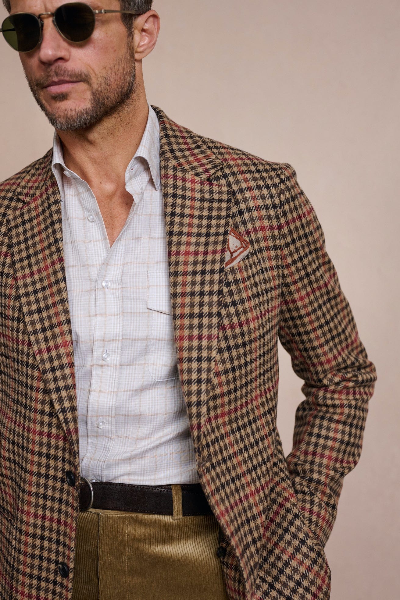 Guncheck Lambswool Sport Blazer - Image 8