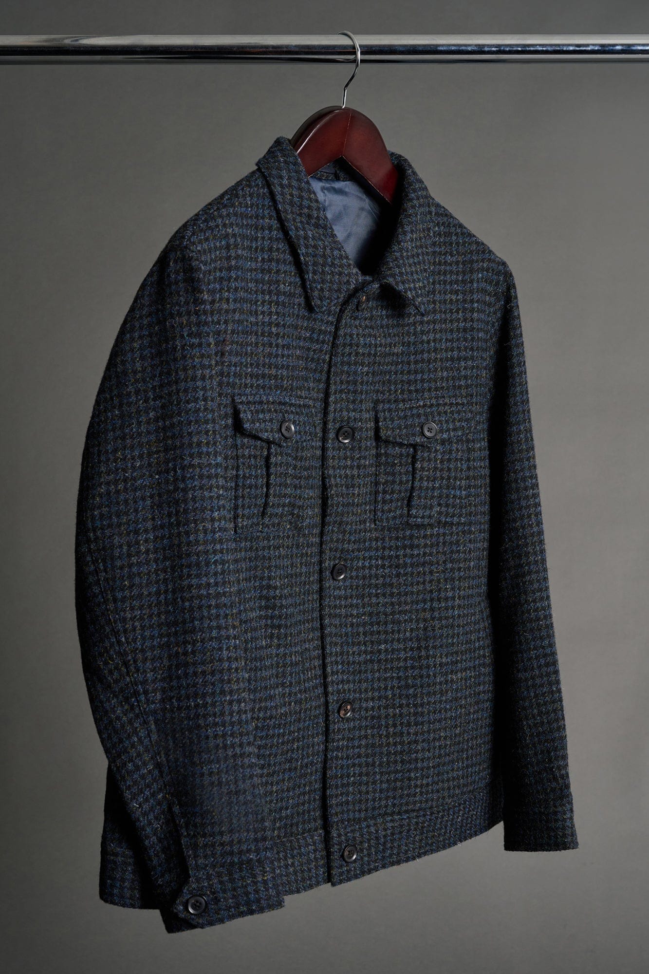 Harris Tweed Trucker Jacket - Image 7