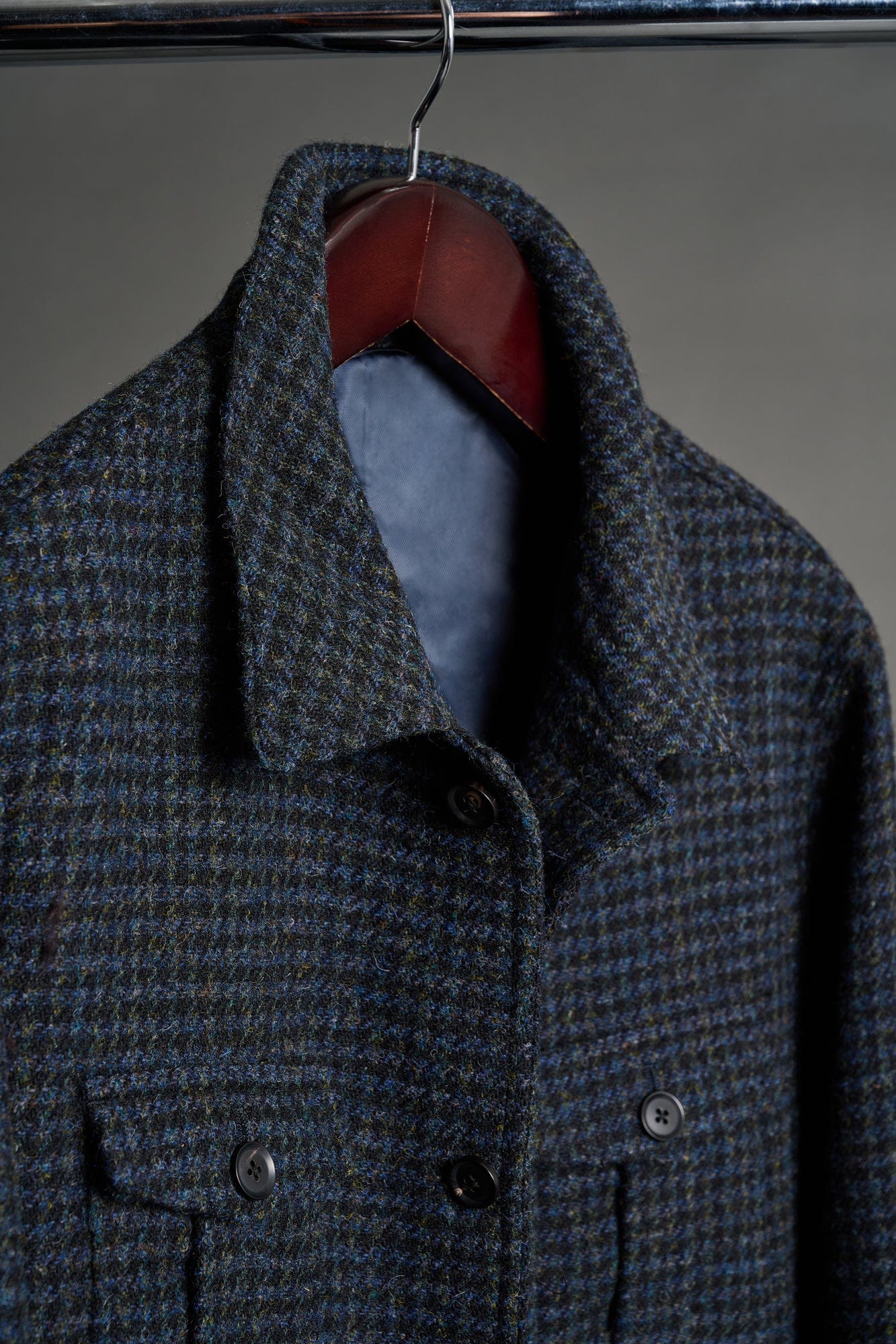 Harris Tweed Trucker Jacket - Image 8