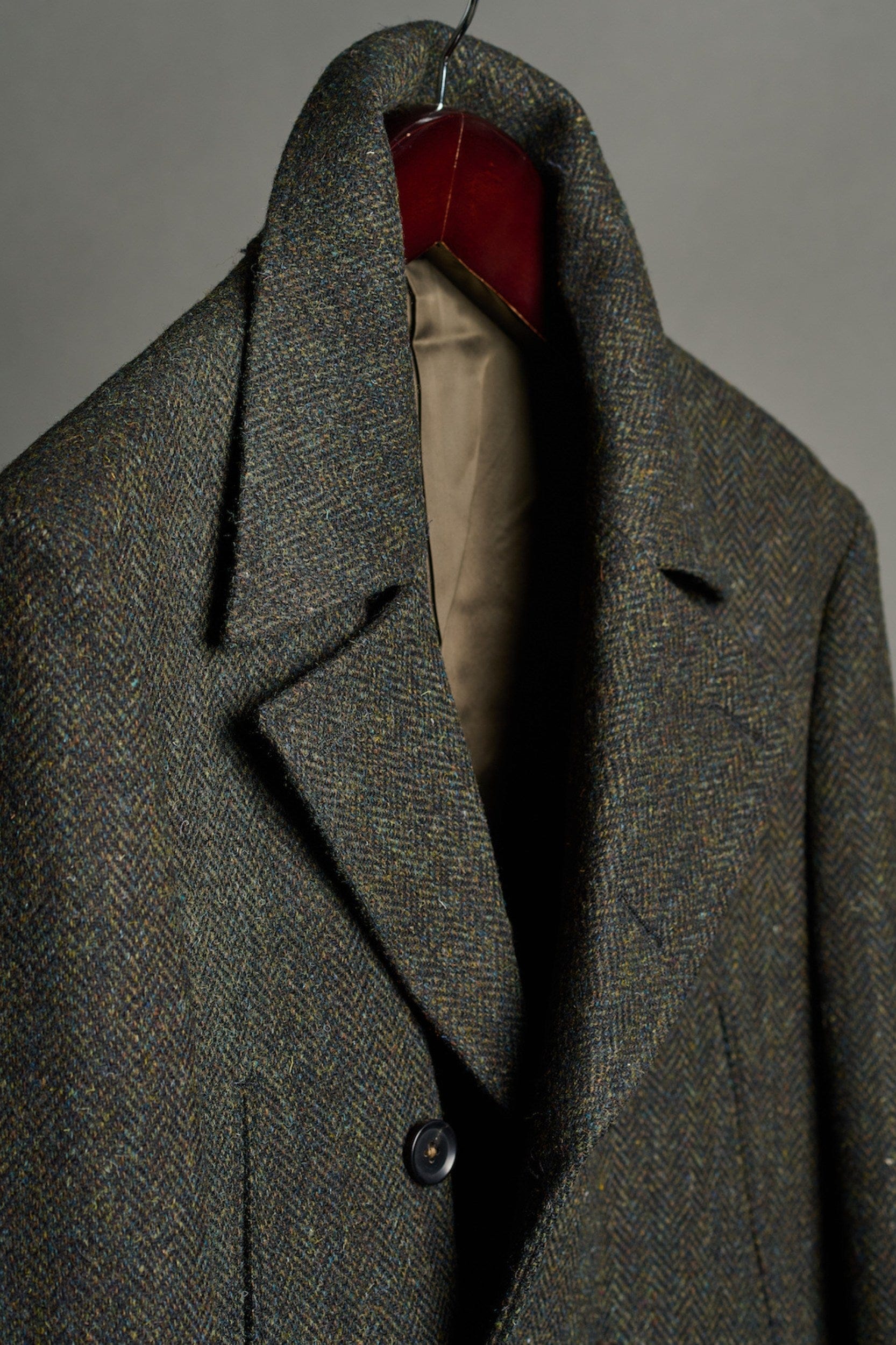 Harris Tweed Herringbone Coat - Image 4