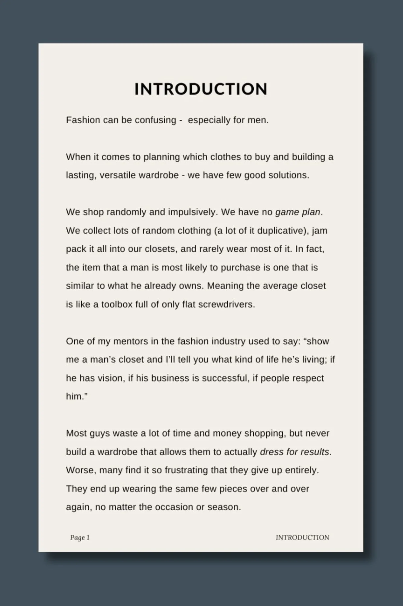 HOW TO BUY MENSWEAR e-book by Dan Trepanier - Image 3