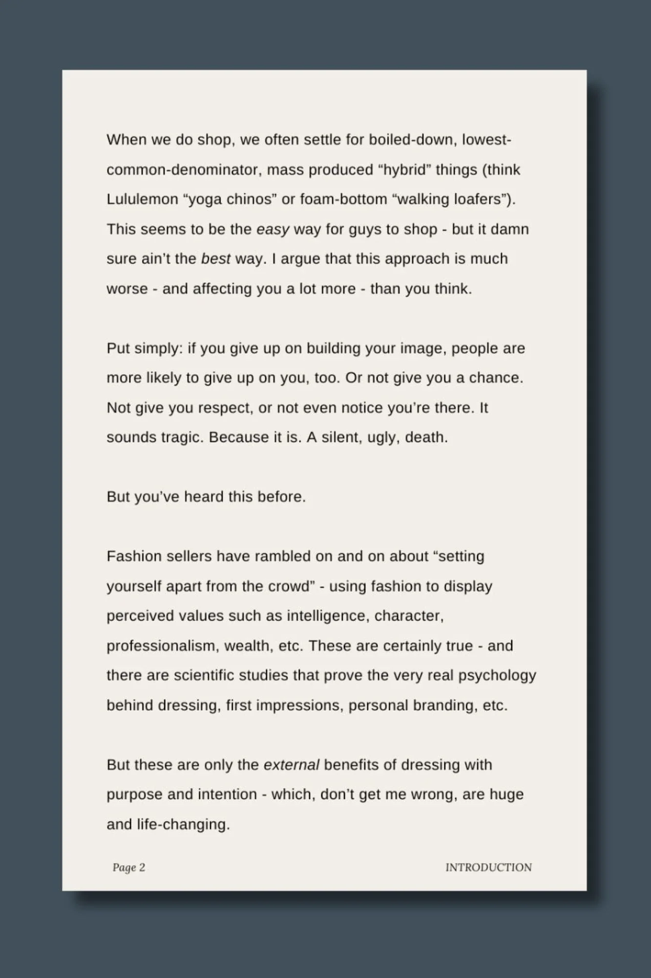 HOW TO BUY MENSWEAR e-book by Dan Trepanier - Image 4