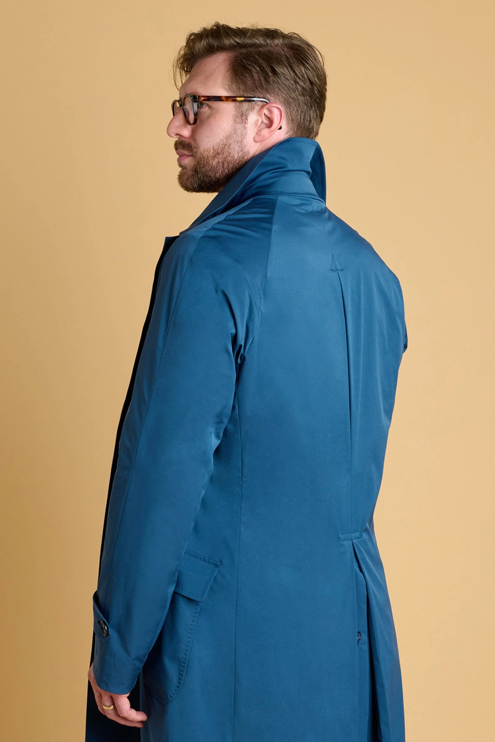 Kensington Waterproof Mac in Blue - Image 5
