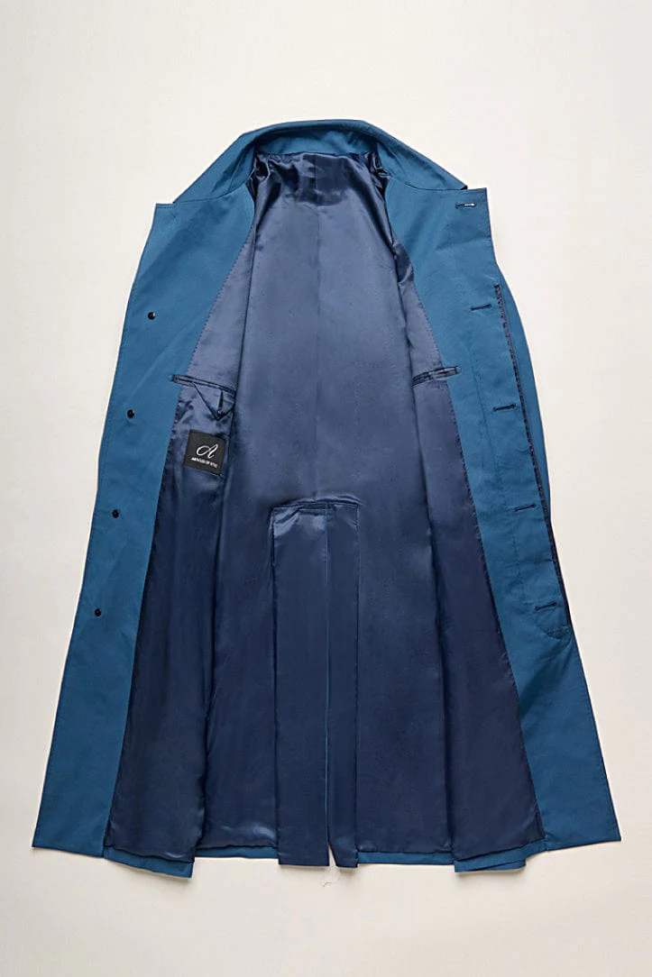 Kensington Waterproof Mac in Blue - Image 8