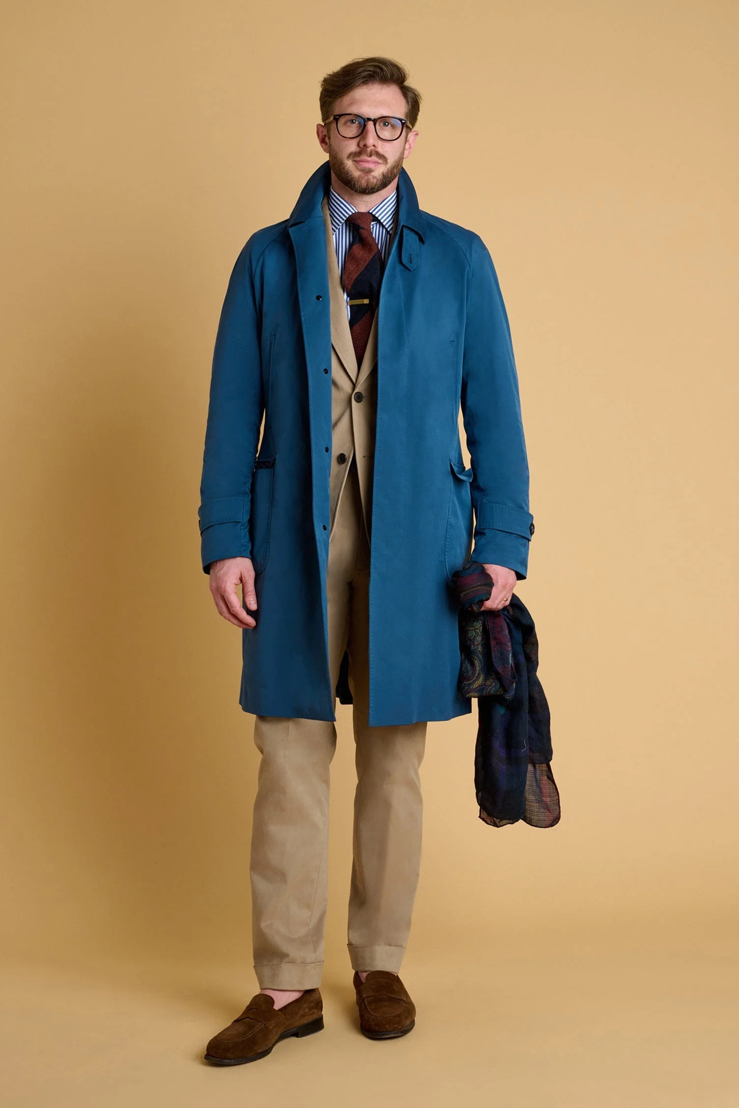 Kensington Waterproof Mac in Blue - Image 9