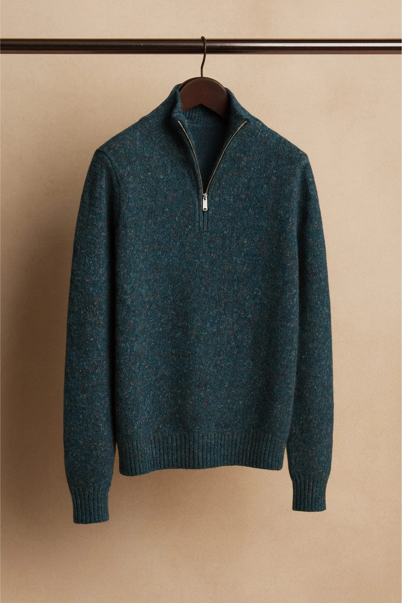Made-to-Measure Cashmere 1/4 Zip Sweater - Image 10