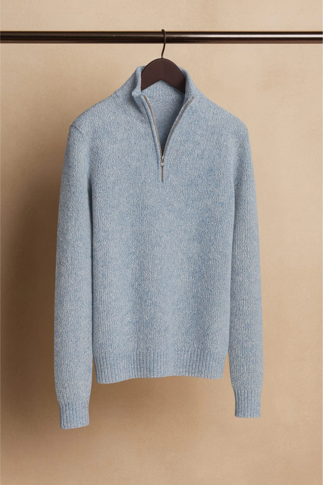 Made-to-Measure Cashmere 1/4 Zip Sweater - Image 11