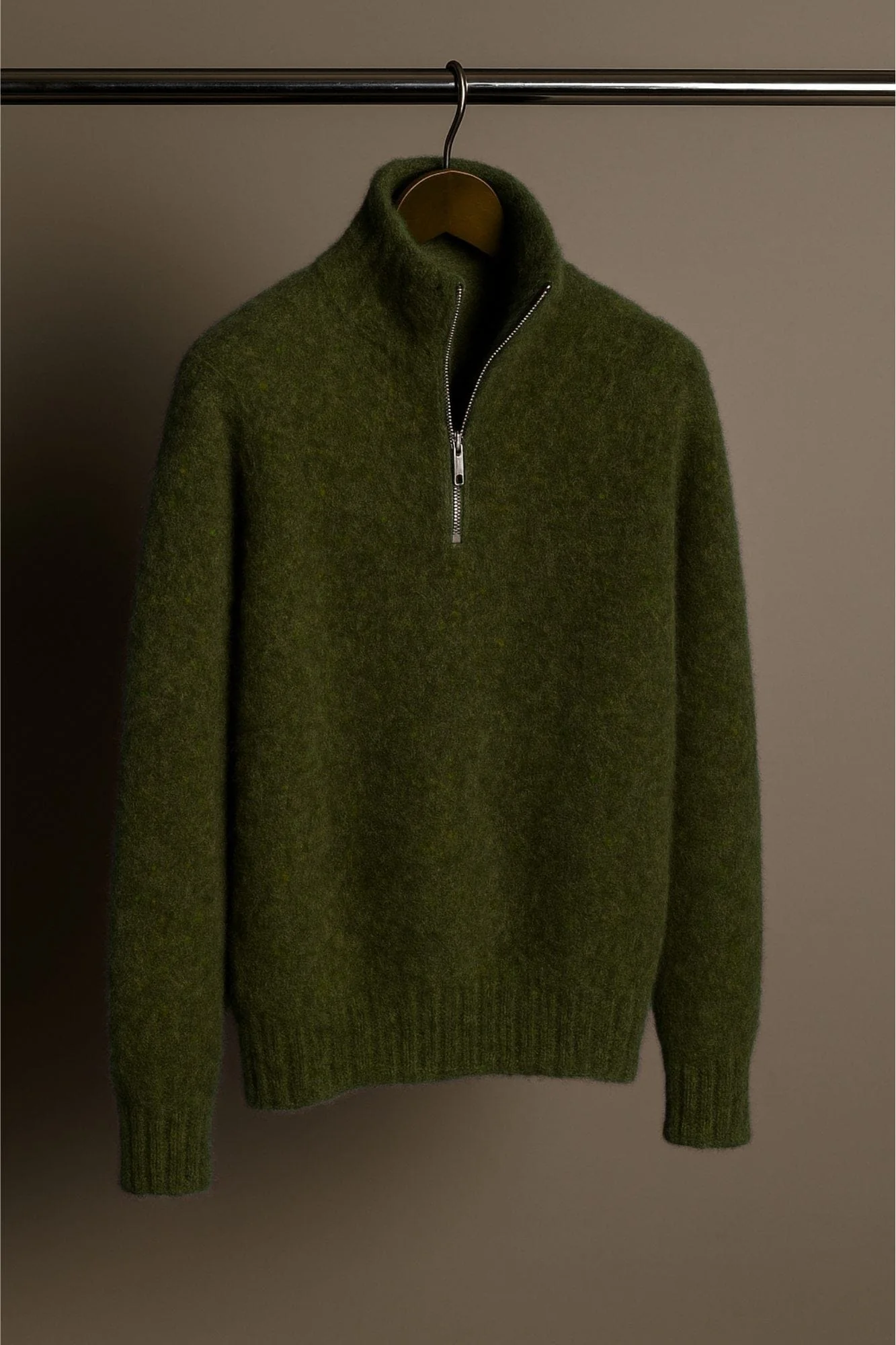 Made-to-Measure Cashmere 1/4 Zip Sweater - Image 8