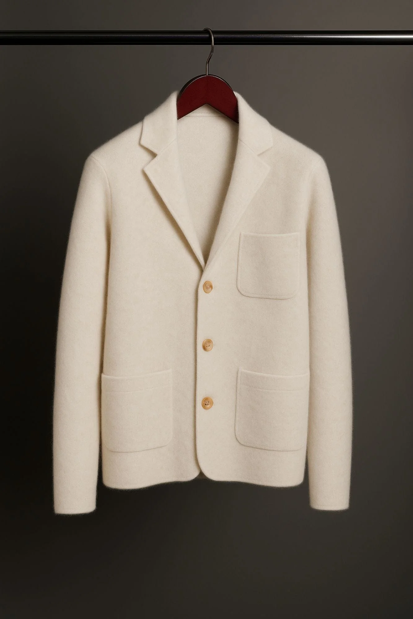 Made-to-Measure Cashmere Cardigan Jacket - Image 6
