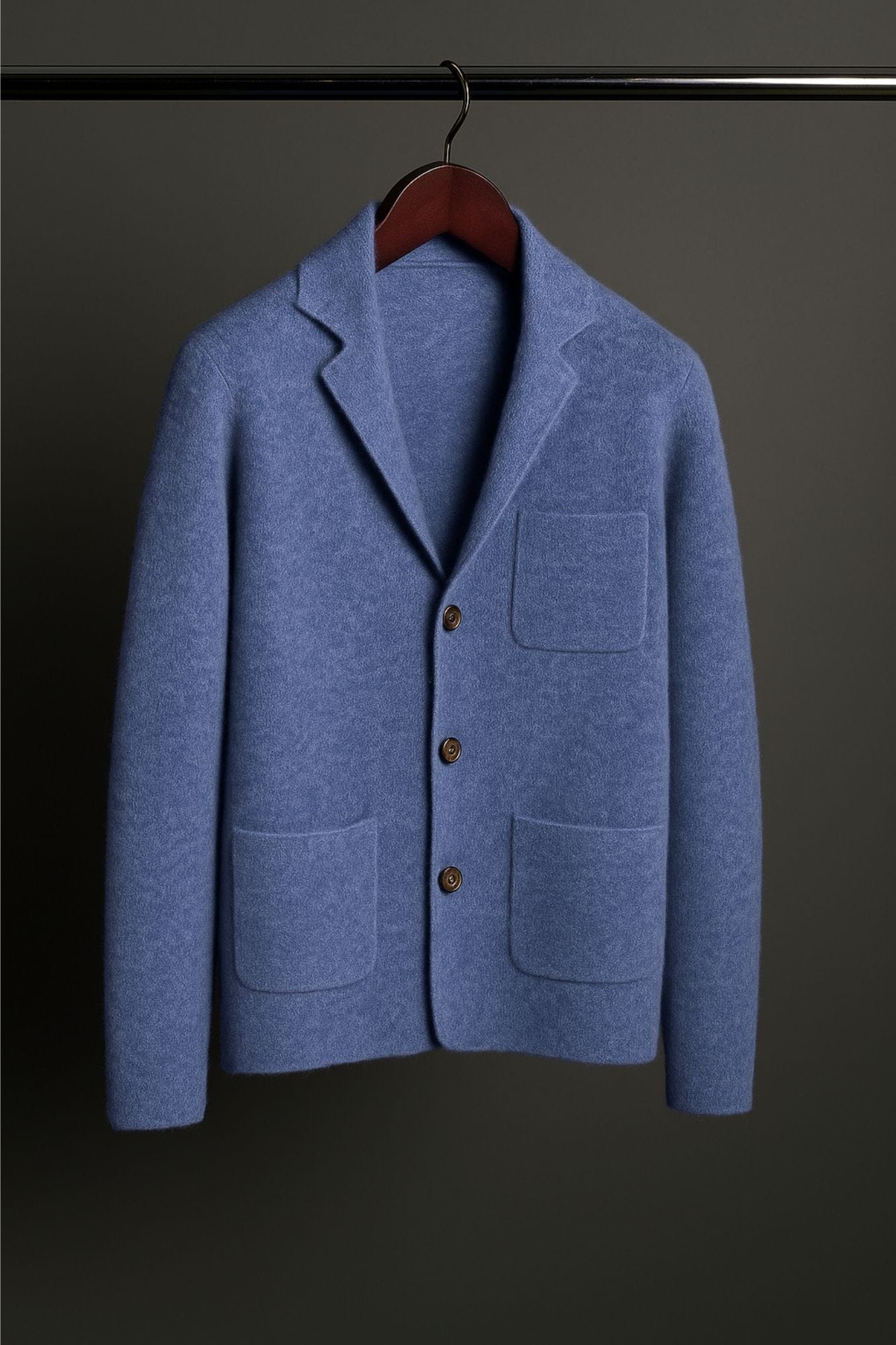 Made-to-Measure Cashmere Cardigan Jacket - Image 8