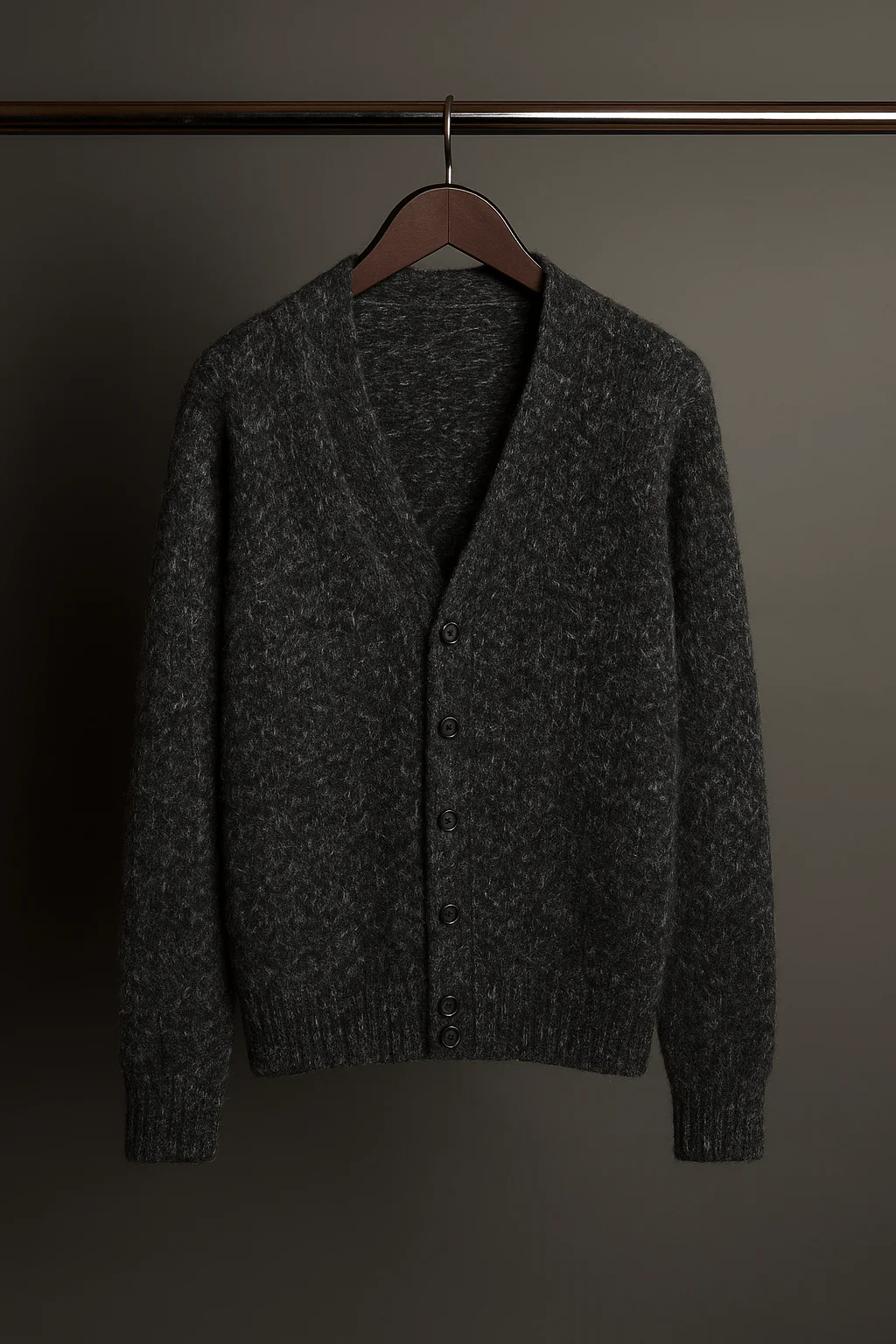 Made-to-Measure Cashmere Cardigan Sweater - Image 13