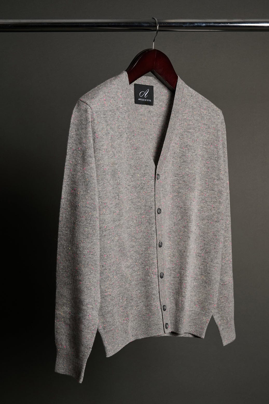 Made-to-Measure Cashmere Cardigan Sweater - Image 4