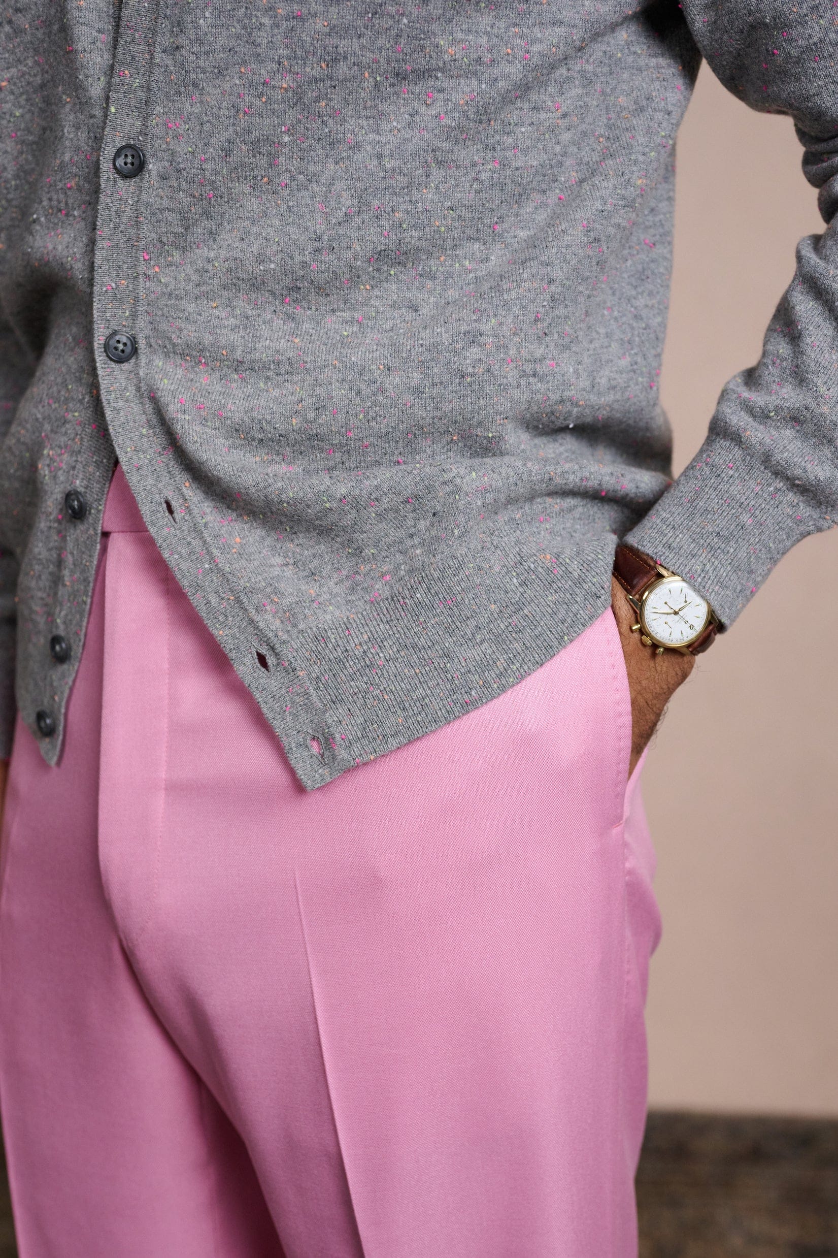 Made-to-Measure Cashmere Cardigan Sweater - Image 6
