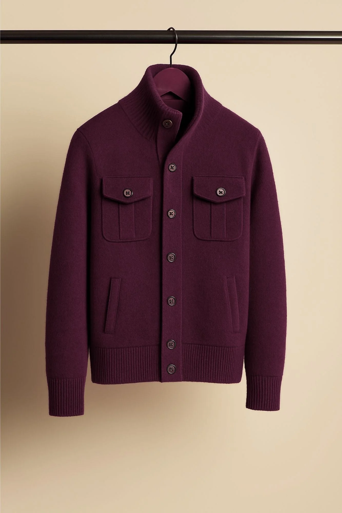 Made-to-Measure Cashmere Field Cardigan - Image 10