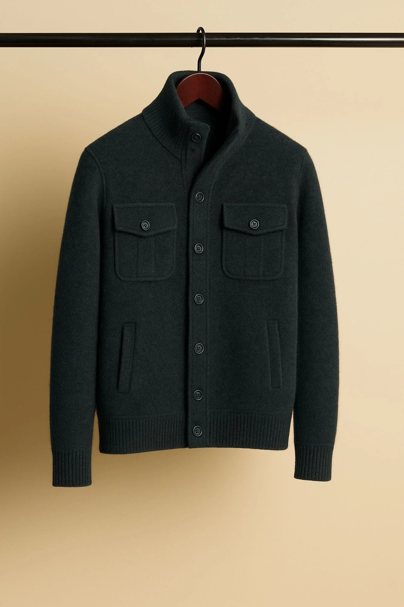 Made-to-Measure Cashmere Field Cardigan - Image 6