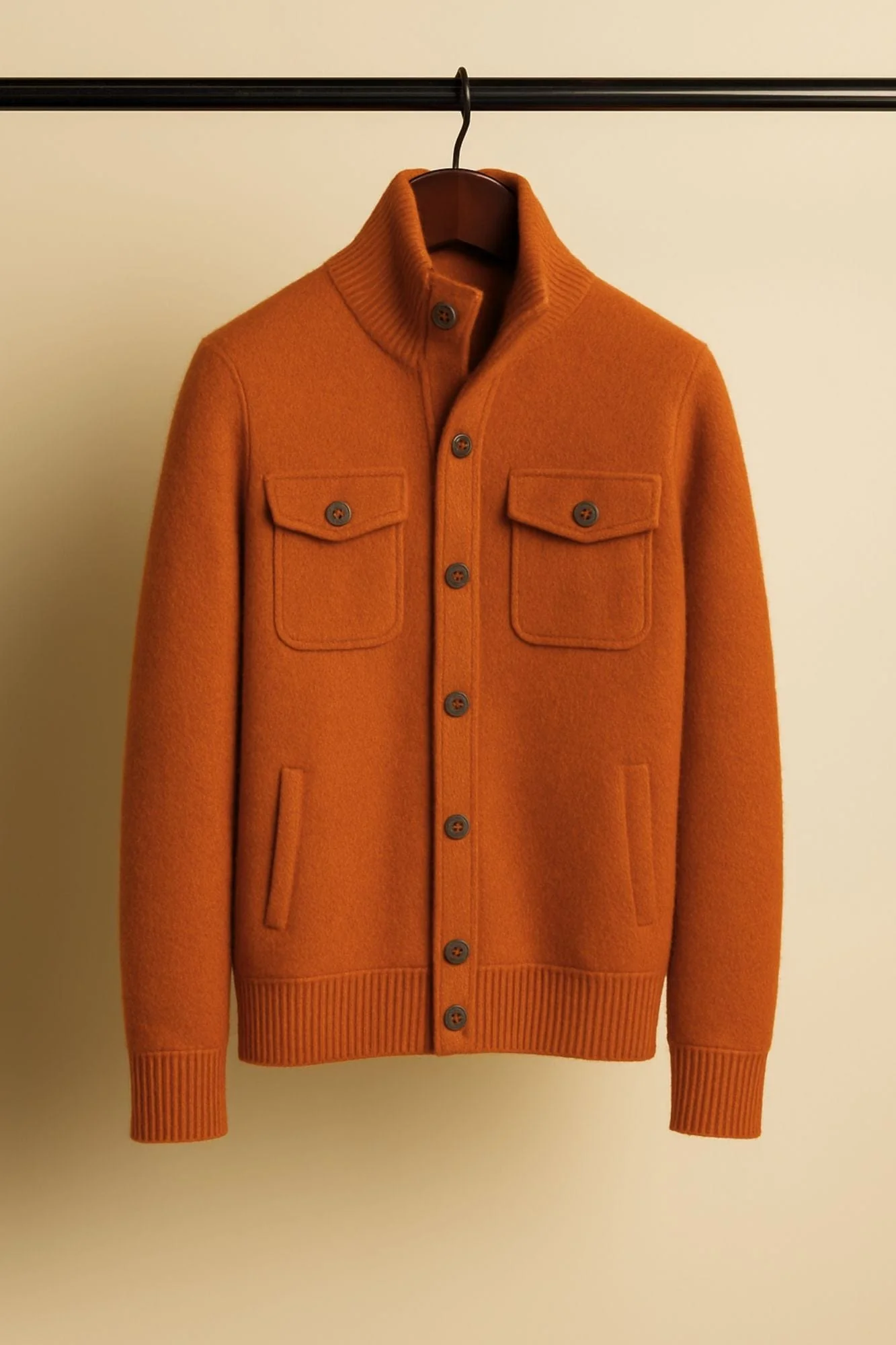 Made-to-Measure Cashmere Field Cardigan - Image 9