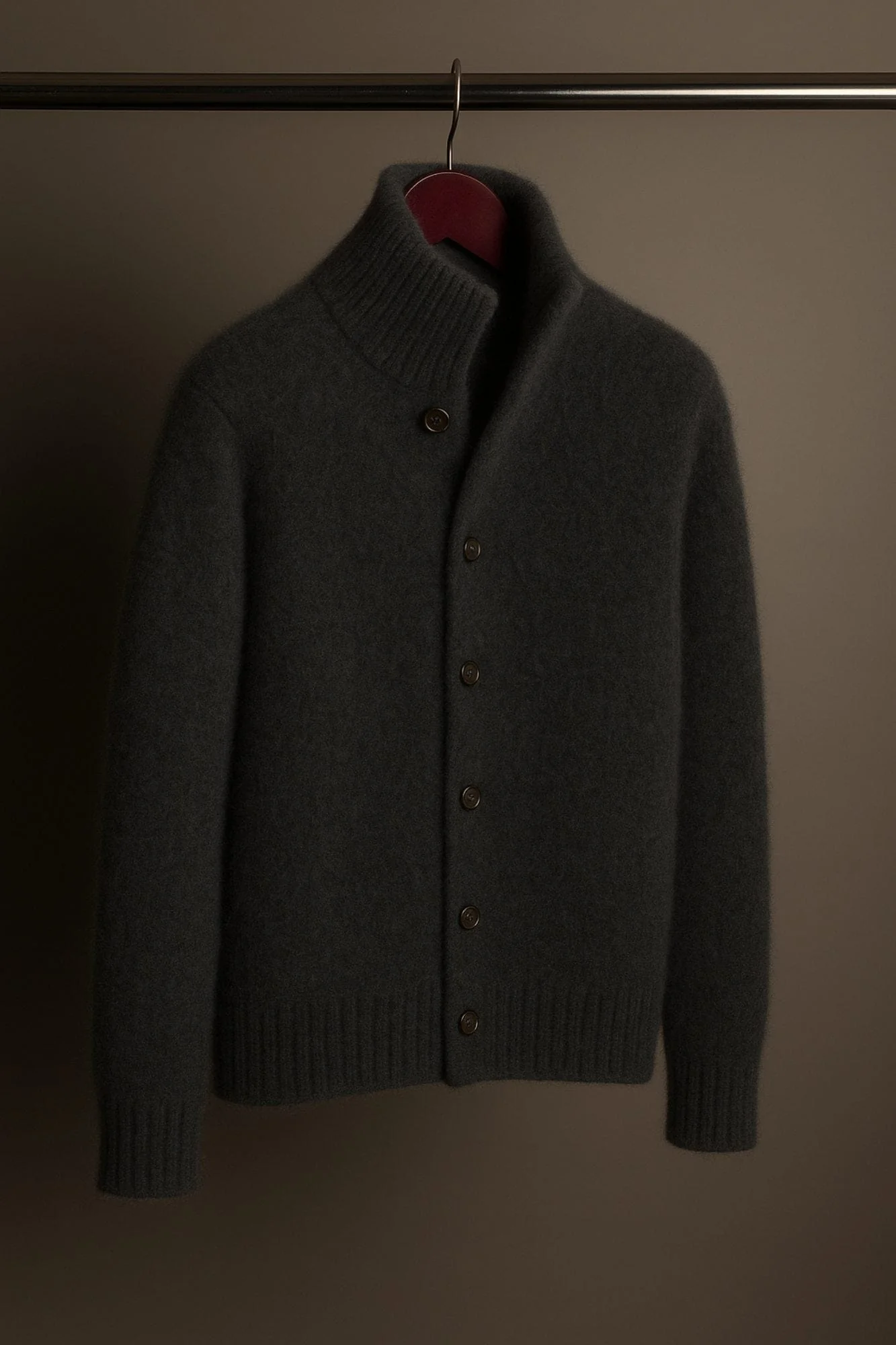 Made-to-Measure Cashmere Fisherman Cardigan - Image 4