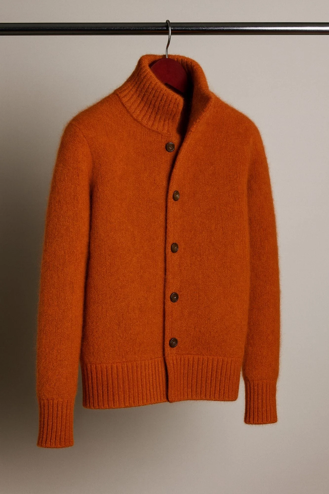 Made-to-Measure Cashmere Fisherman Cardigan - Image 6
