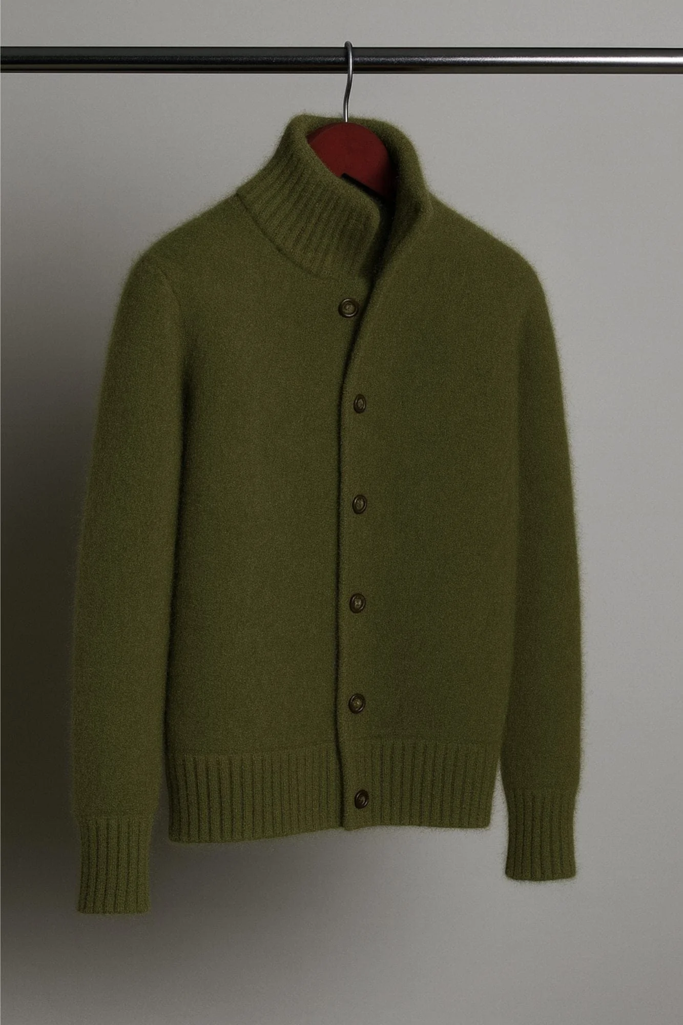 Made-to-Measure Cashmere Fisherman Cardigan - Image 7