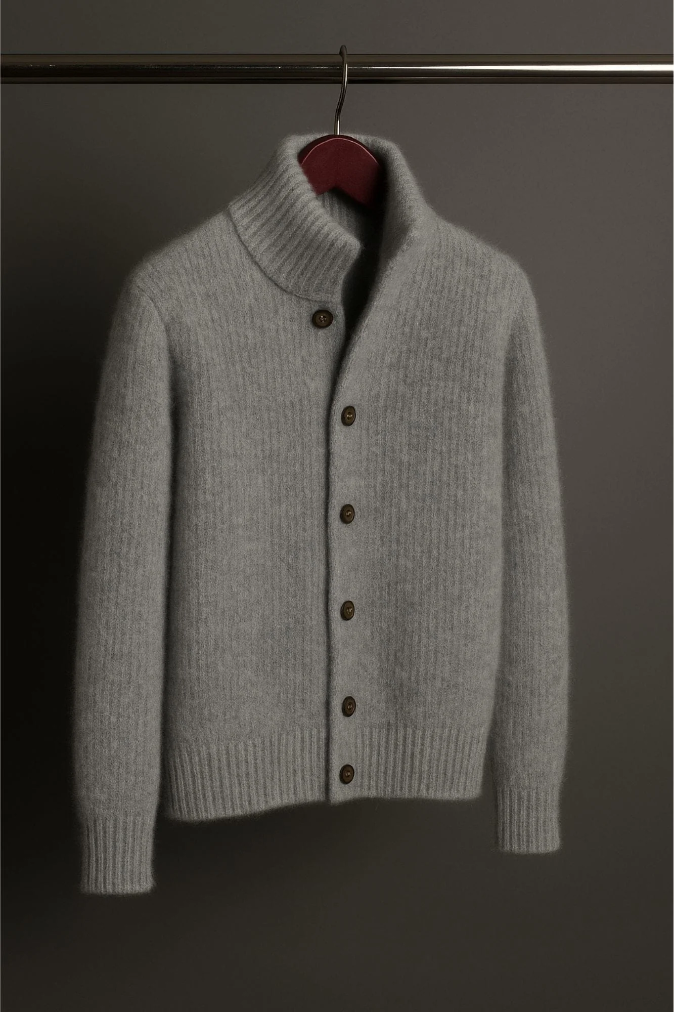 Made-to-Measure Cashmere Fisherman Cardigan - Image 8